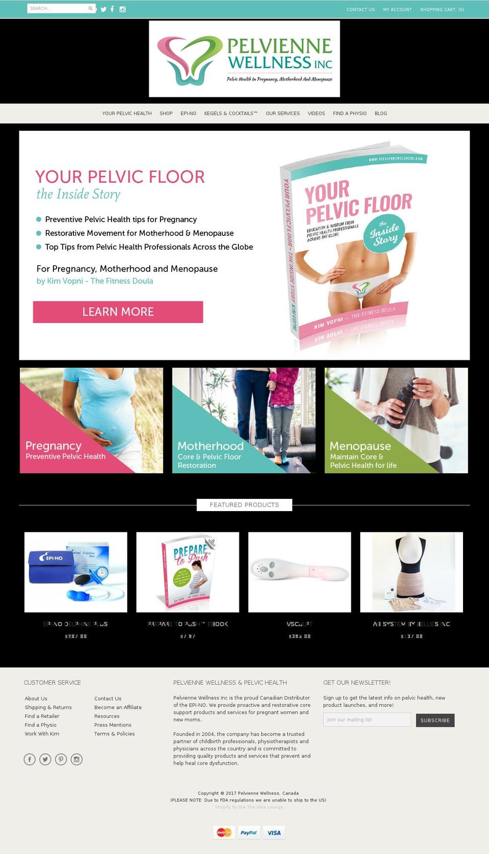 fitnessdoula.ca shopify website screenshot