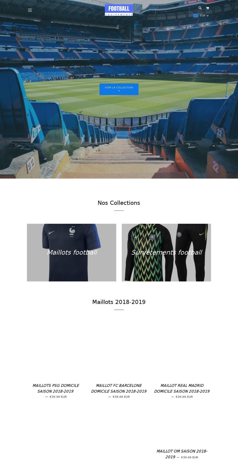 fitnessequipements.com — Shopify storefront screenshot