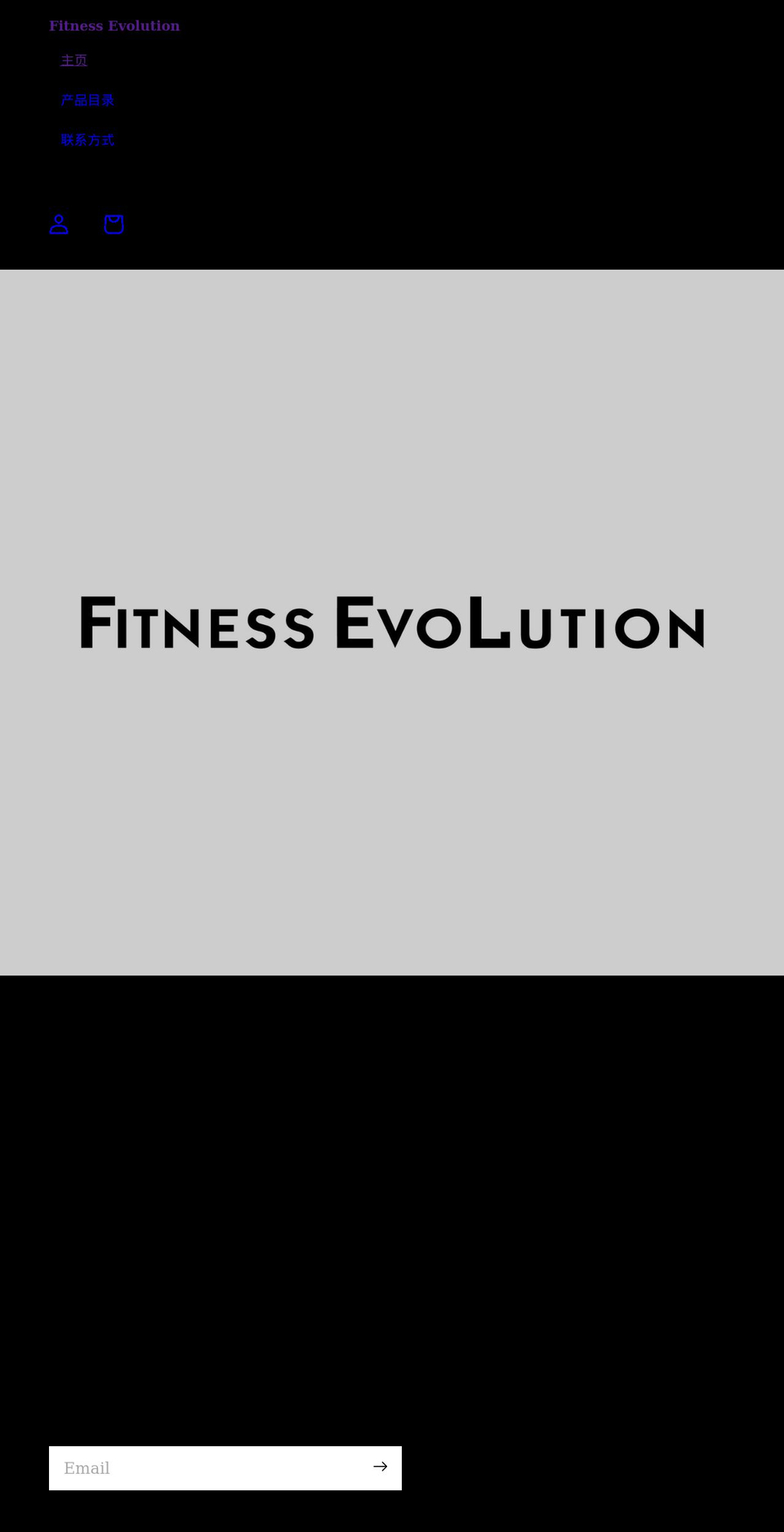 fitnessevolution.net shopify website screenshot