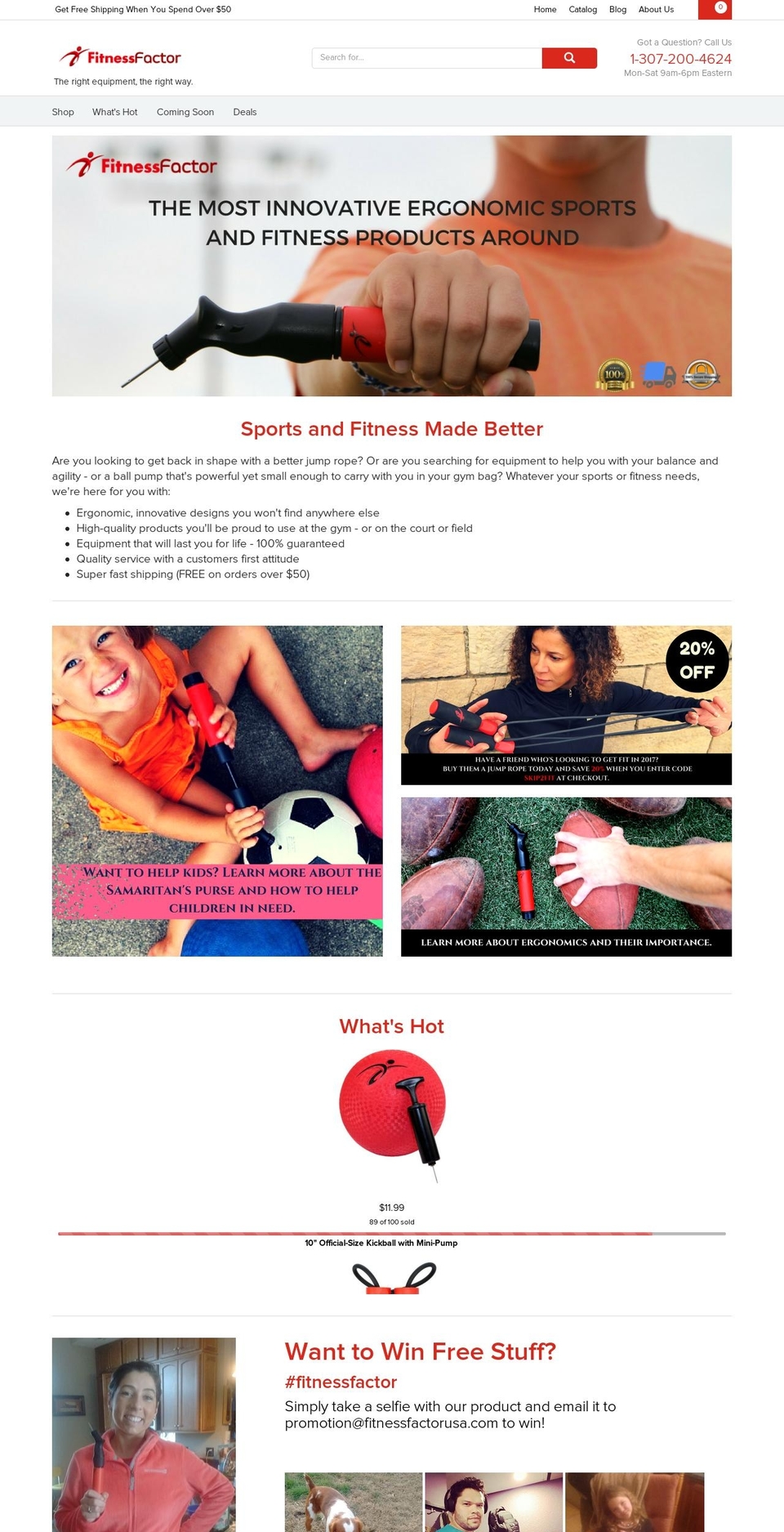 fitnessfactor.com shopify website screenshot