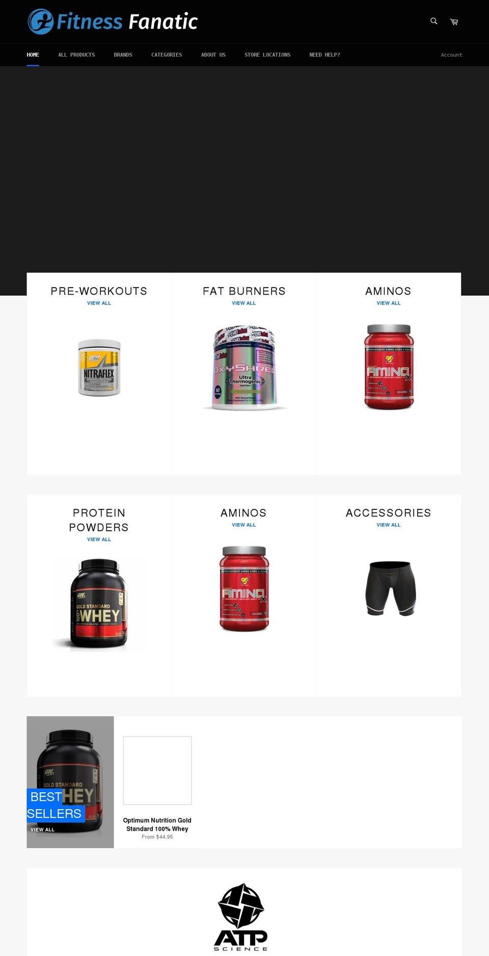 fitnessfanatic.com.au shopify website screenshot