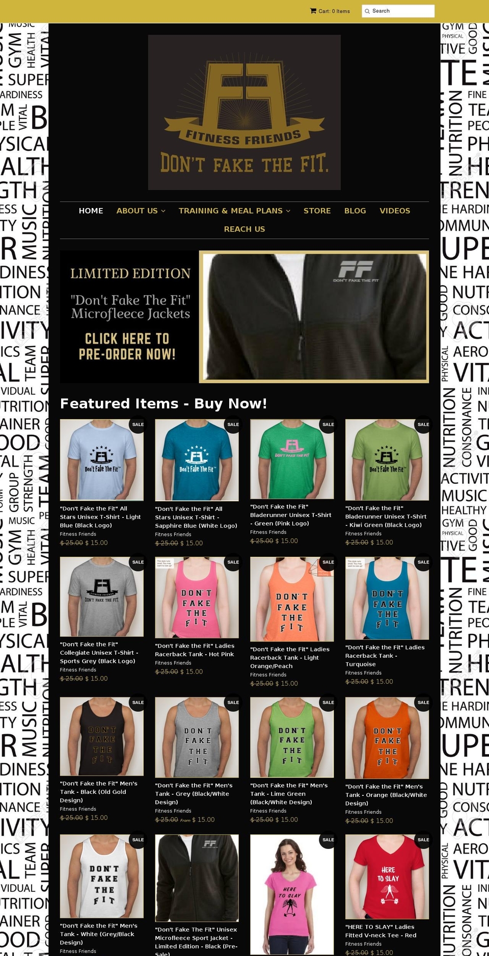 fitnessfriendsfit.com shopify website screenshot