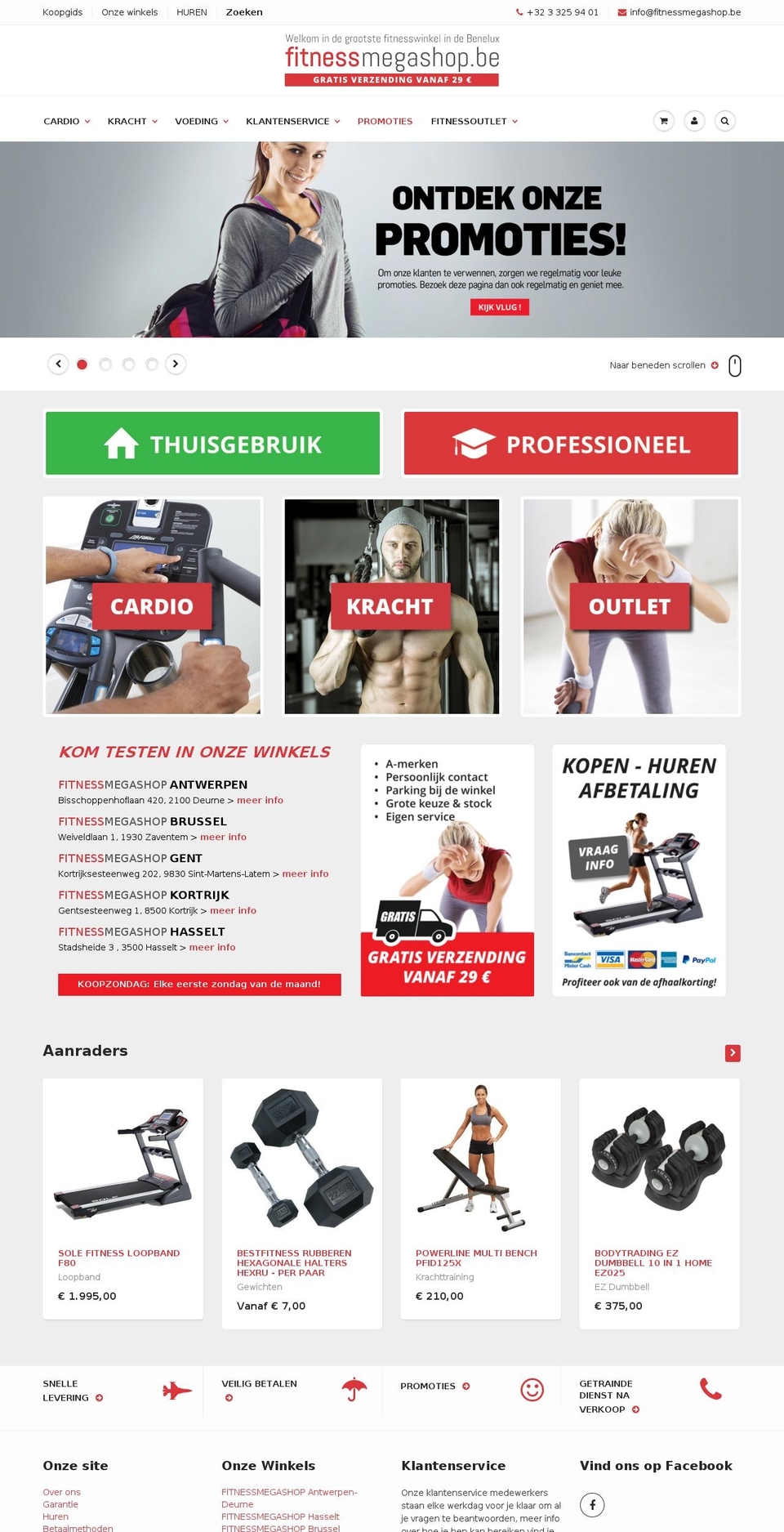 Bestfitness.be - Showtime Shopify theme site example fitnesshop.be