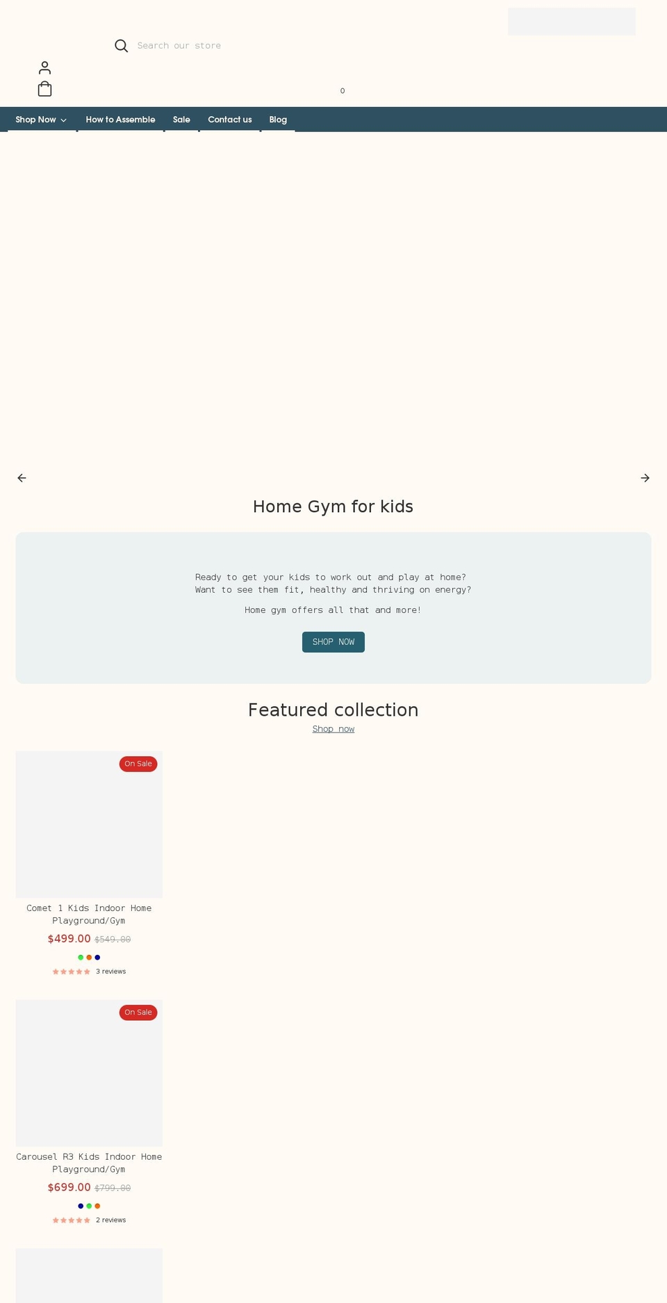 fitnesskid.com shopify website screenshot