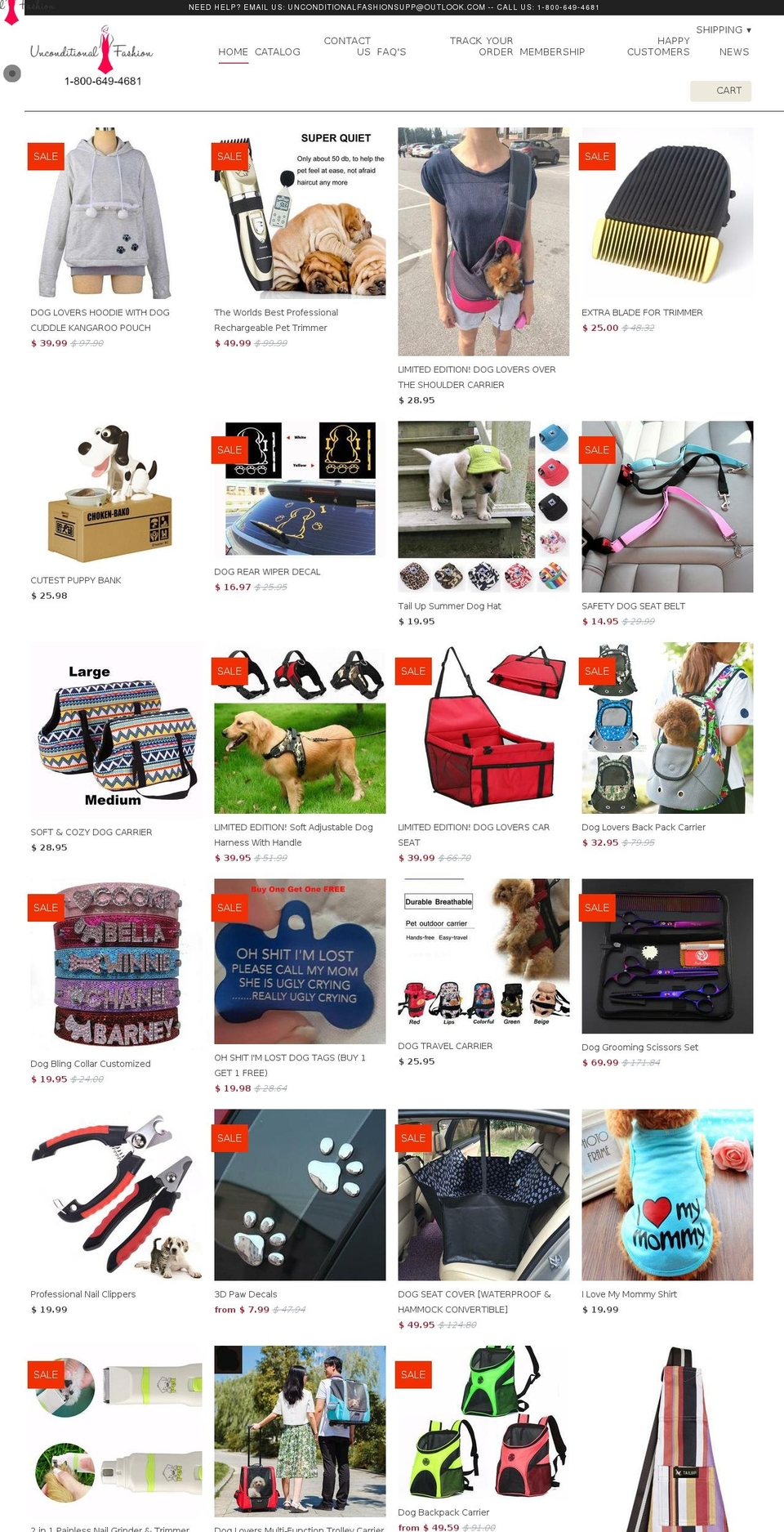 fitnessoutwear.com — Shopify storefront screenshot