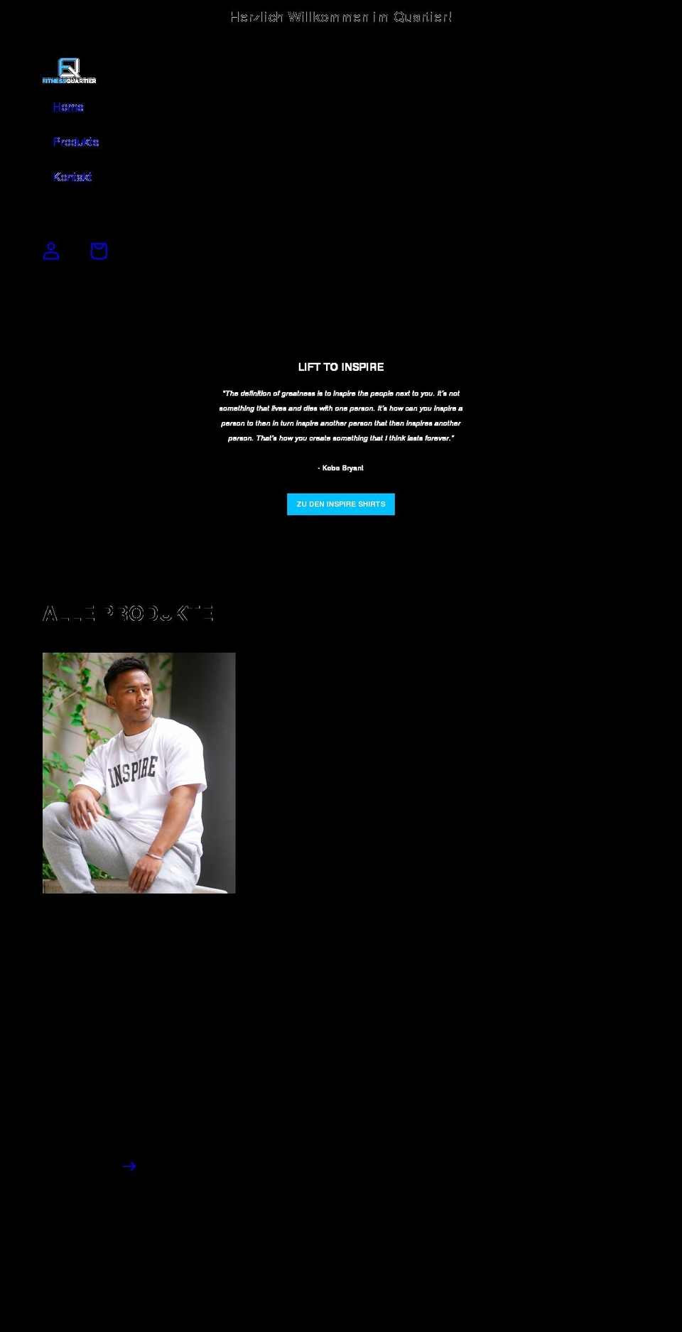 fitnessquartier.com shopify website screenshot