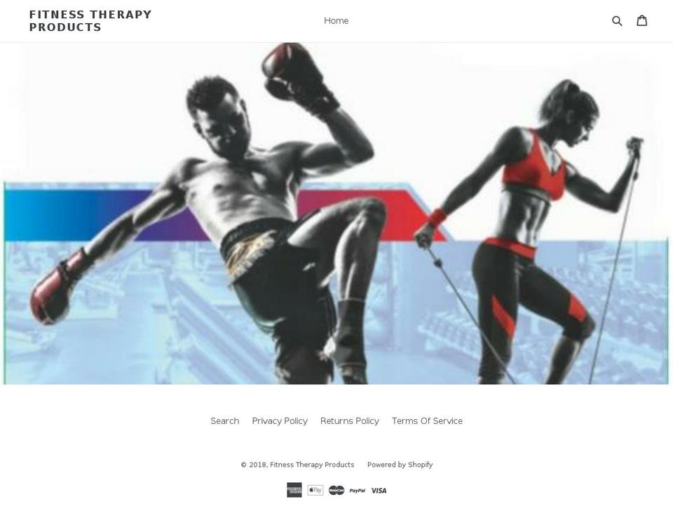 fitnesstherapyproducts.com shopify website screenshot