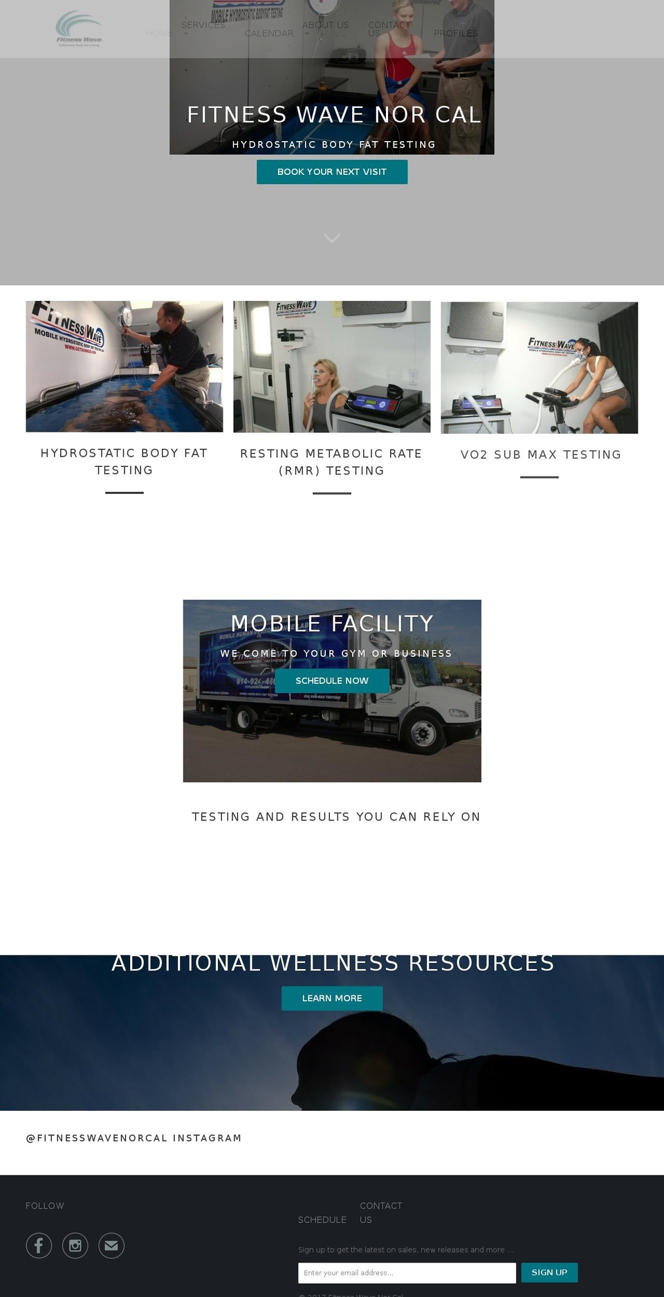 fitnesswavenorcal.com shopify website screenshot