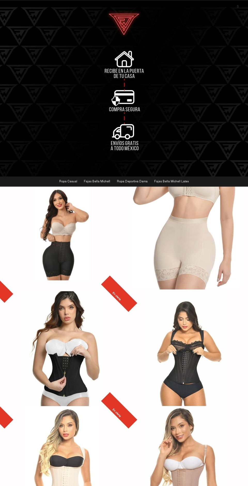 fitnesswear.com.mx shopify website screenshot