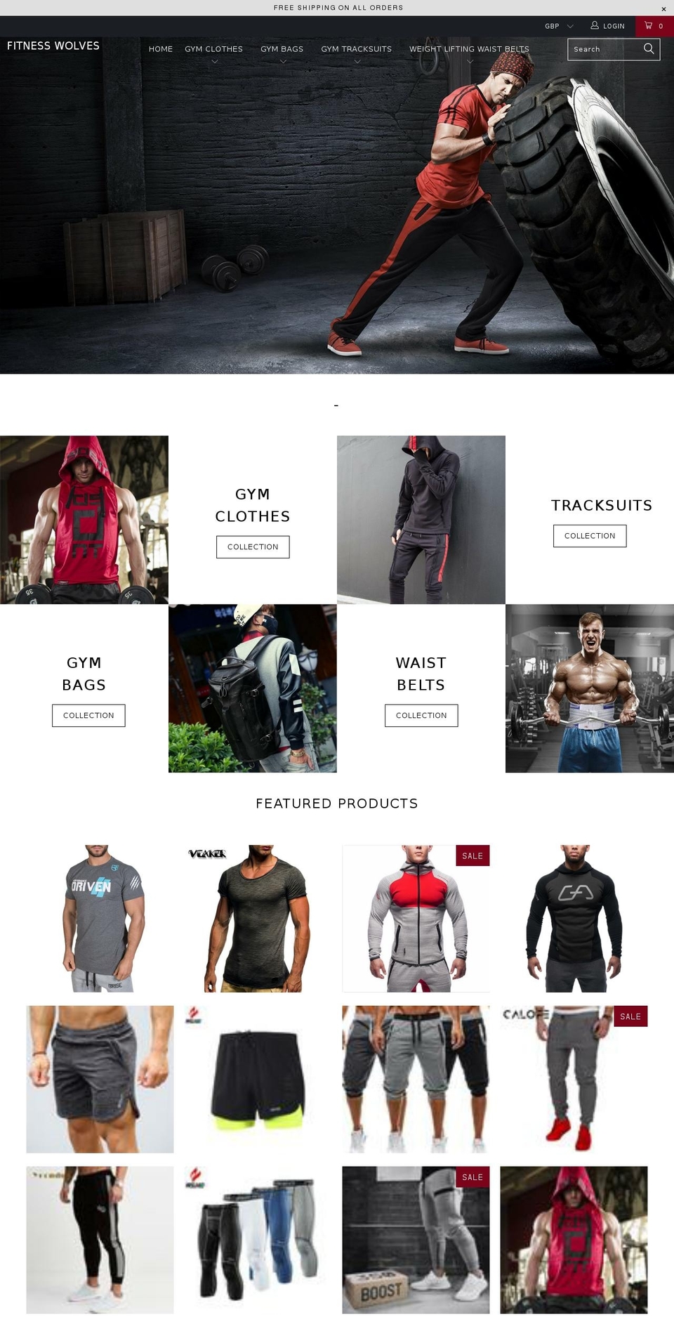 turbo-2018 Shopify theme site example fitnesswolves.com