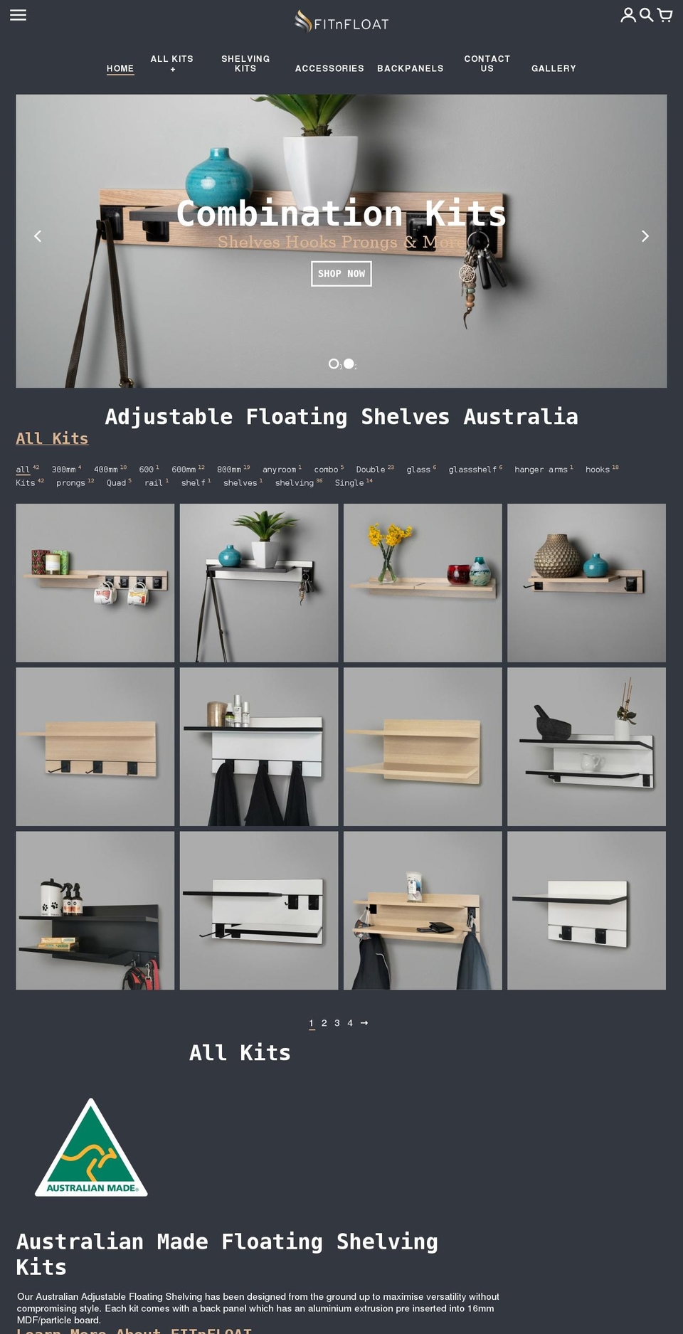 fitnfloat.com.au shopify website screenshot