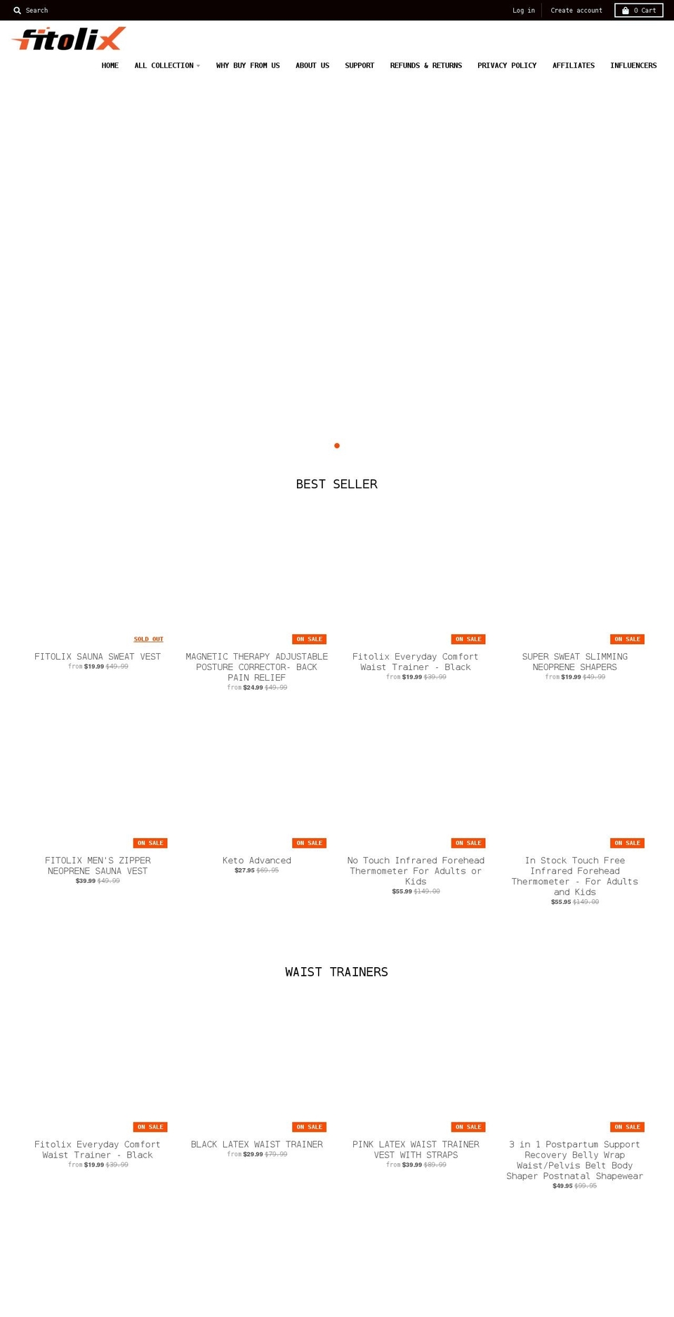 fitolix.com shopify website screenshot