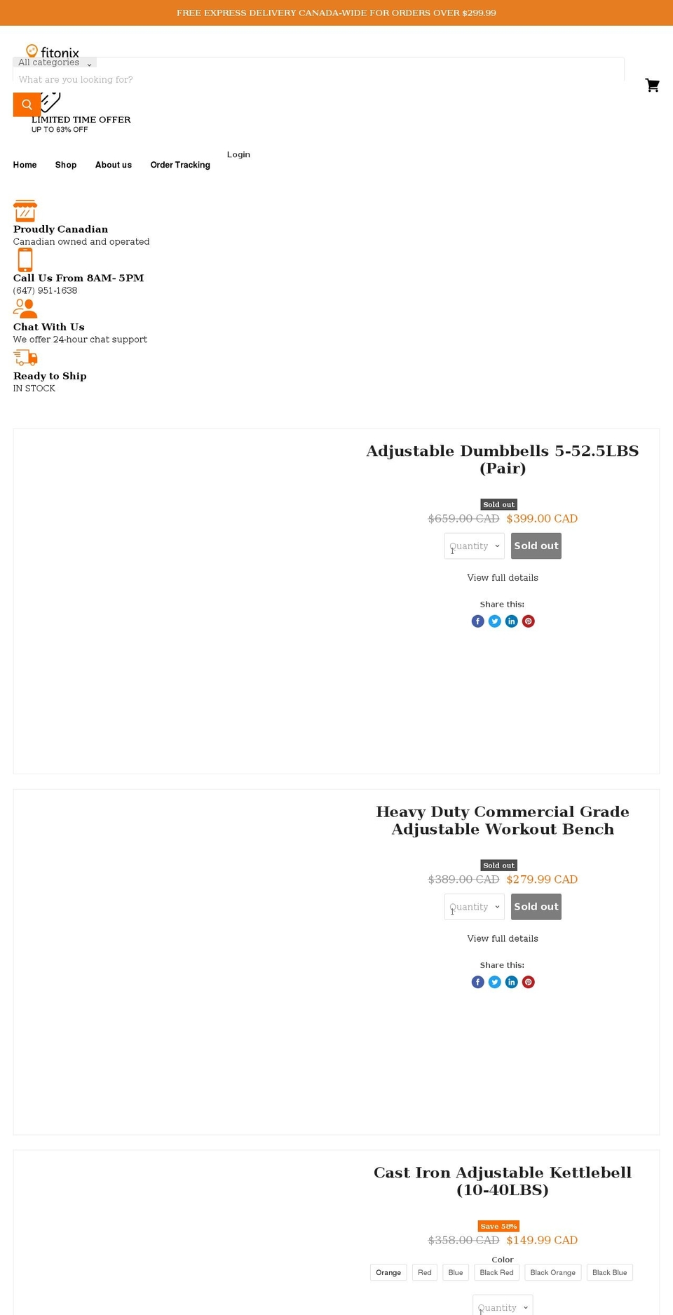 fitonix.com shopify website screenshot