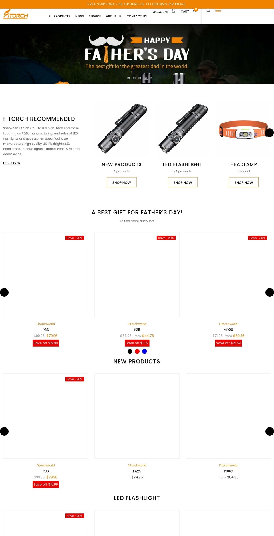 fitorchstore.com shopify website screenshot