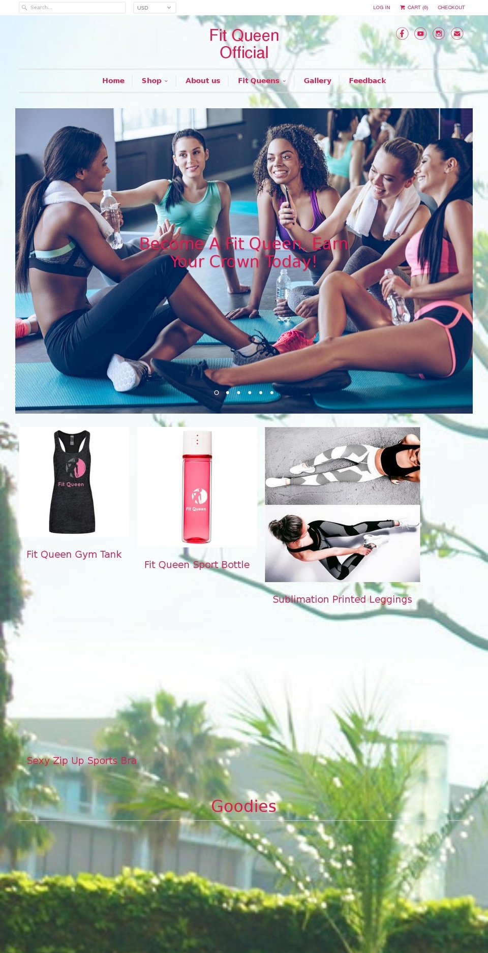 fitqueenofficial.com shopify website screenshot