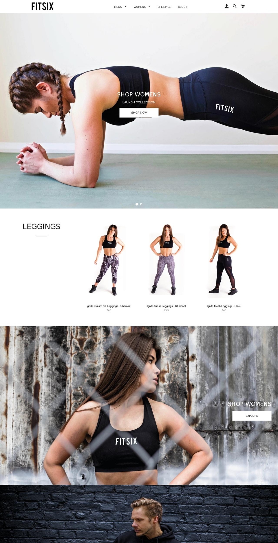 fitsixapparel.com — Shopify storefront screenshot