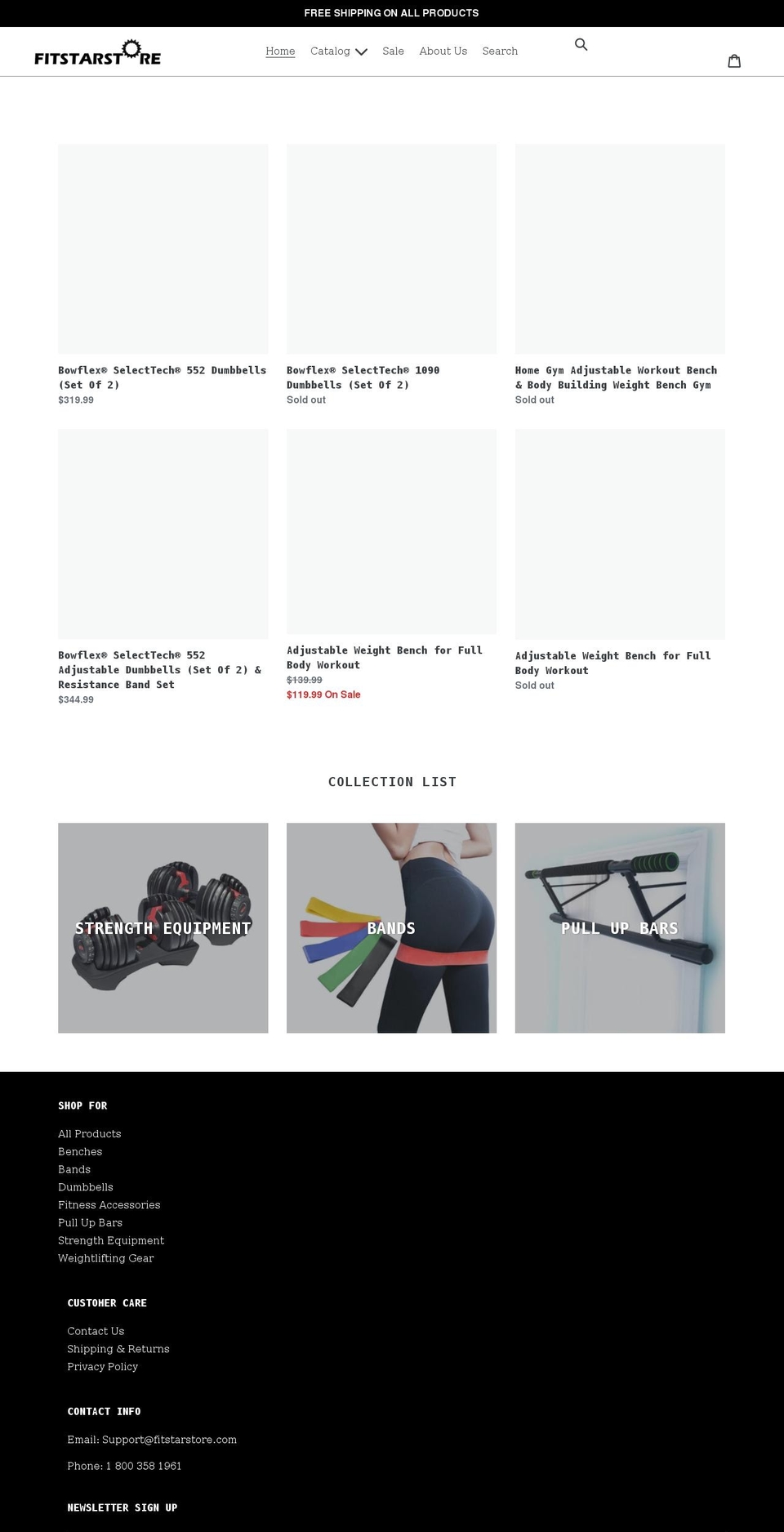 fitstarstore.com shopify website screenshot