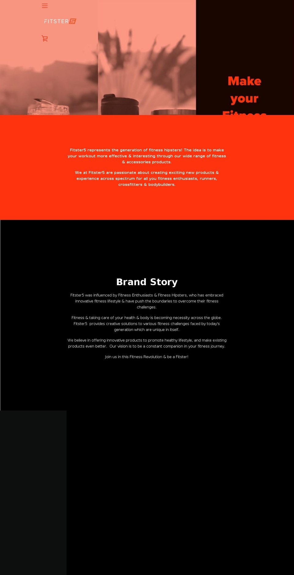 fitster5.com — Shopify storefront screenshot