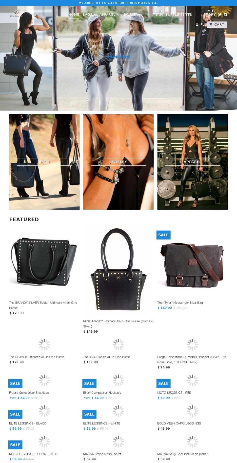 fitstylebrand.net shopify website screenshot