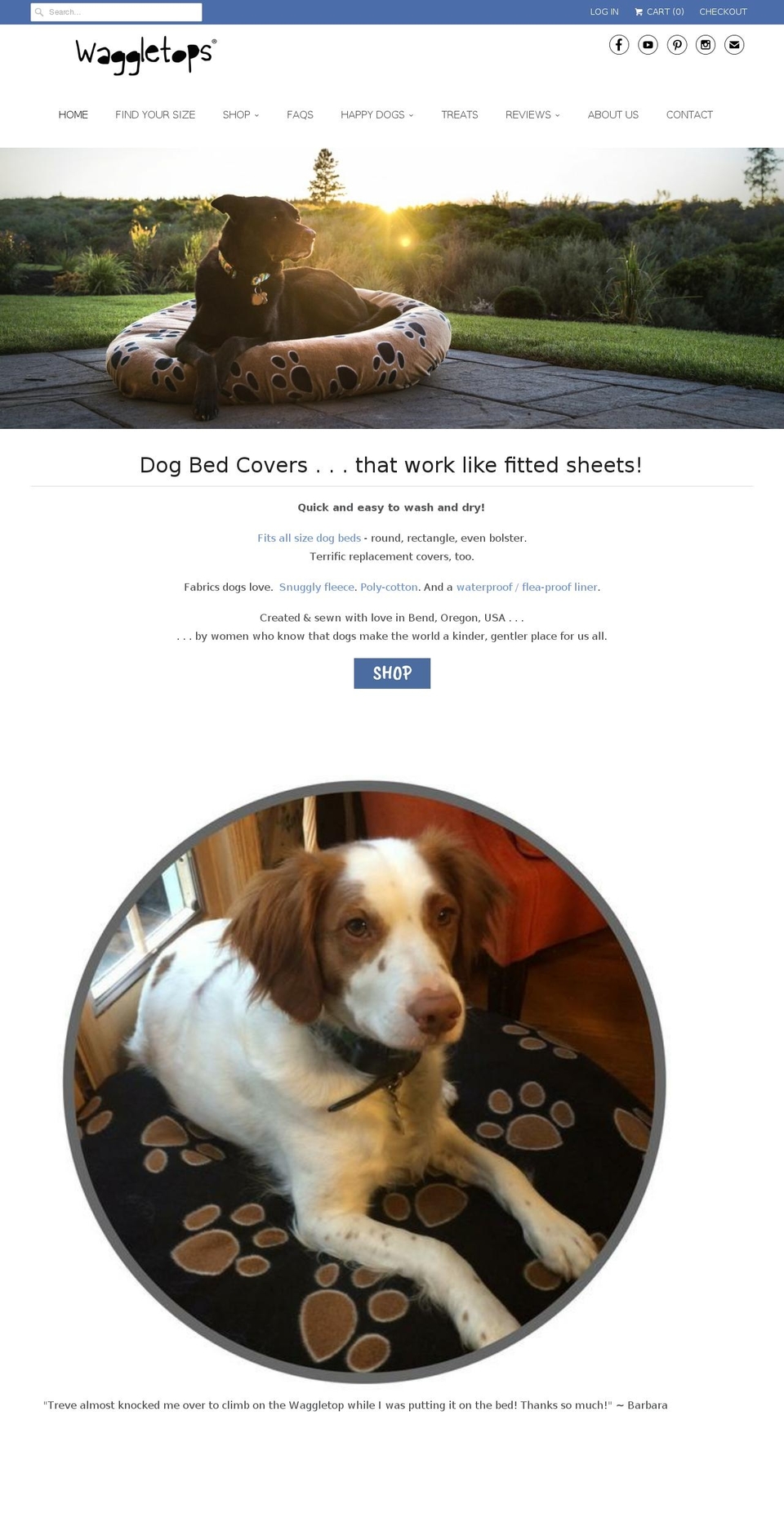 fittedsheetcovers.com shopify website screenshot