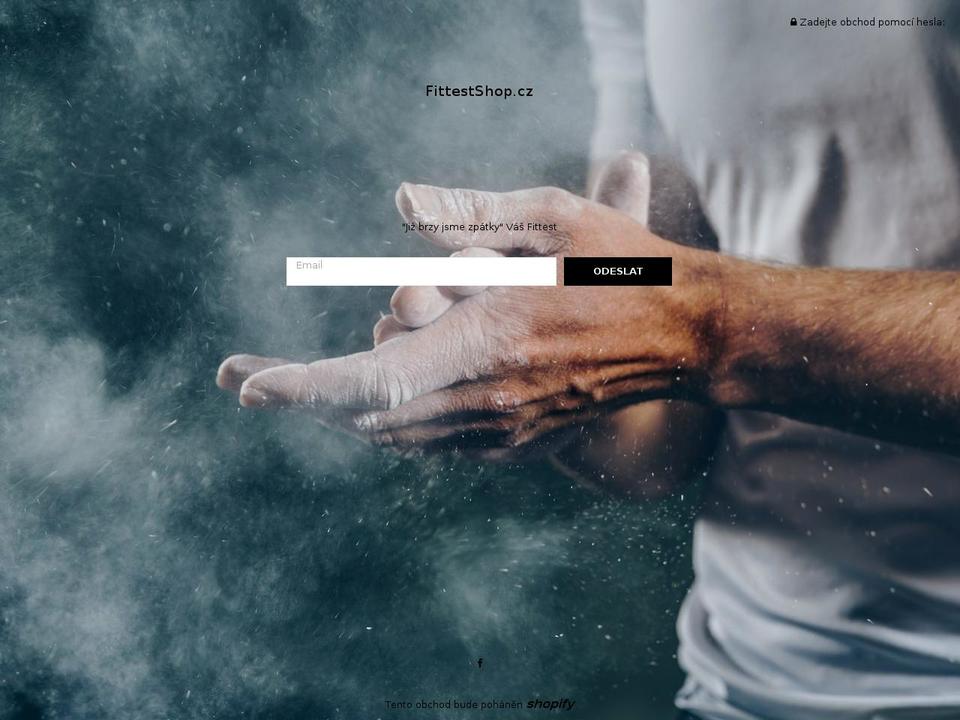 fittest-shop.cz shopify website screenshot