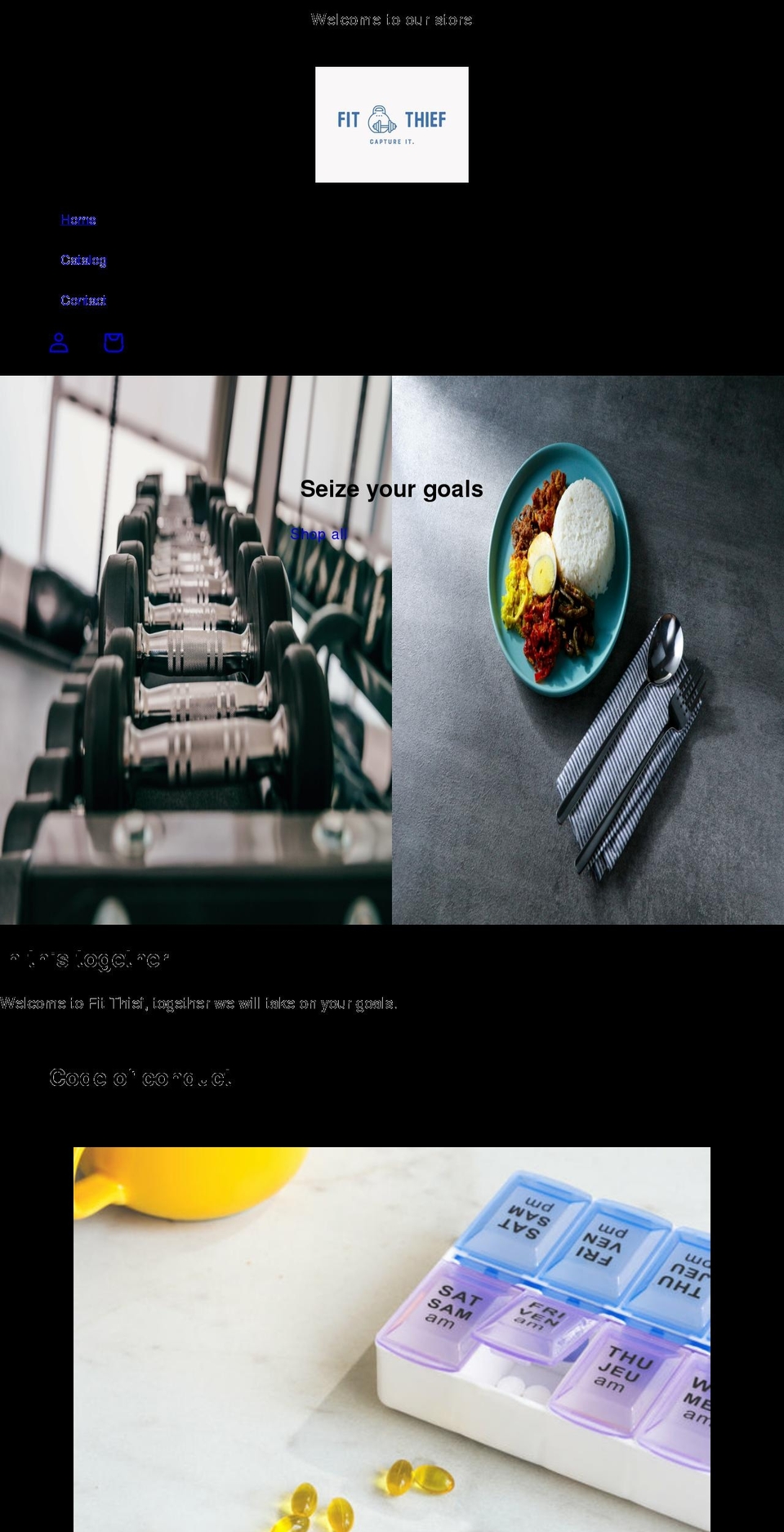 fitthief.com shopify website screenshot