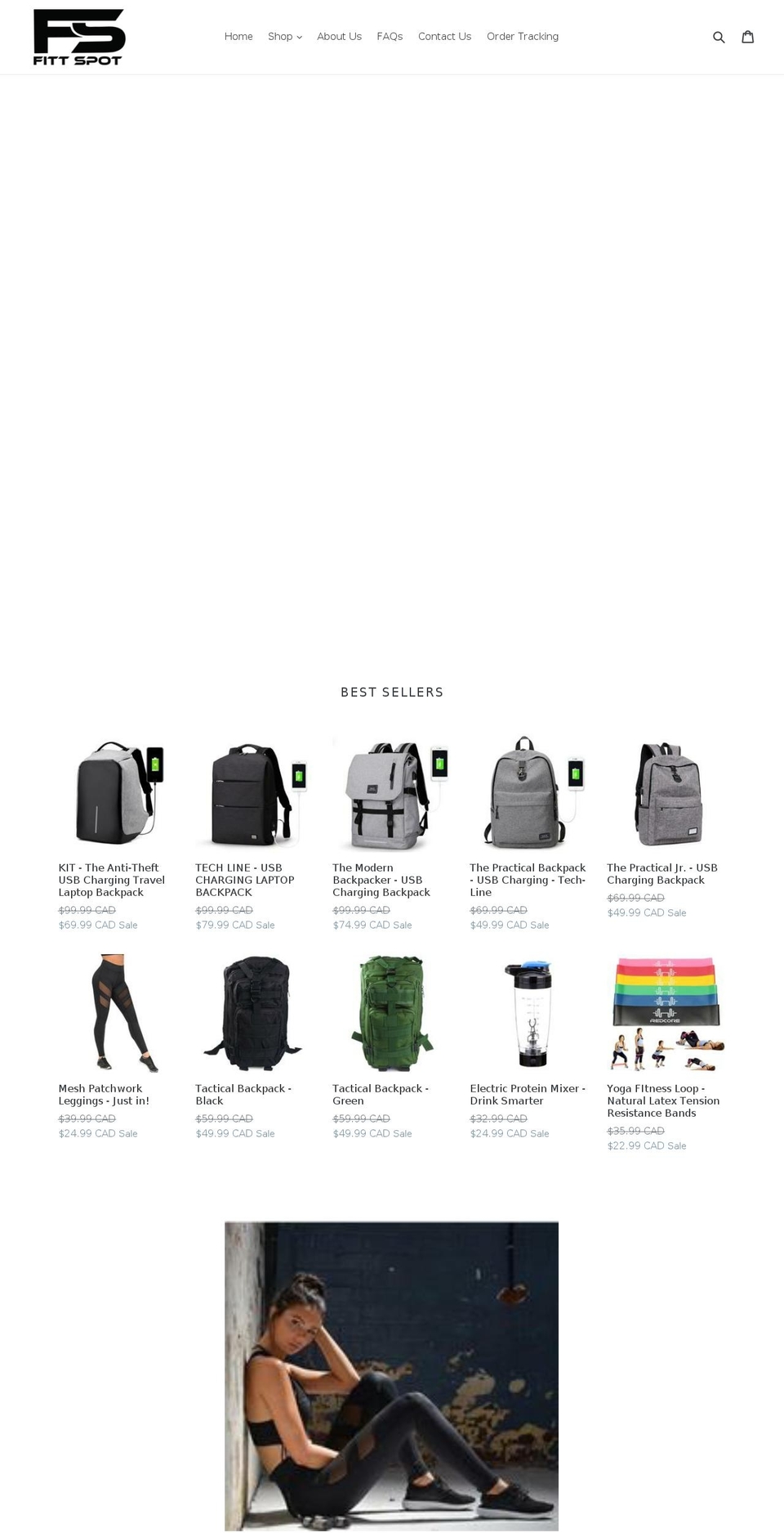 fittspot.com — Shopify storefront screenshot