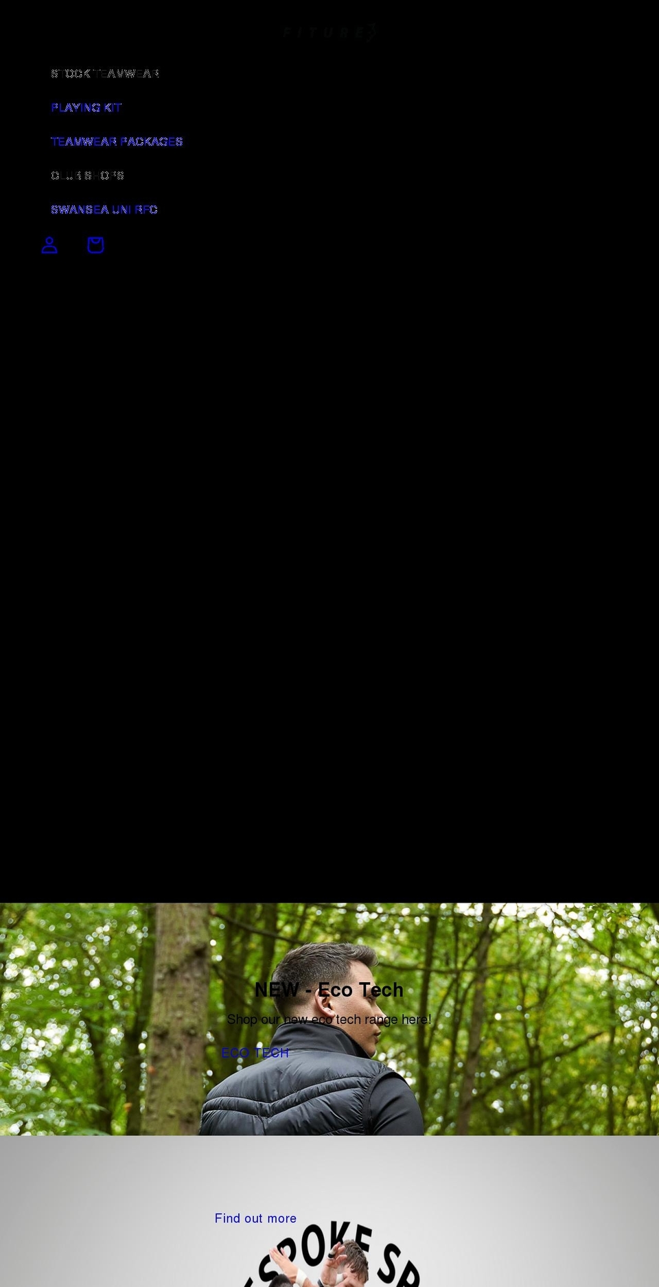 fituresportswear.com shopify website screenshot