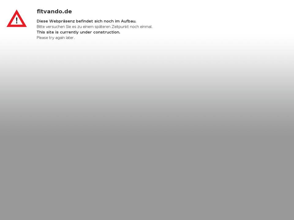 fitvando.de shopify website screenshot