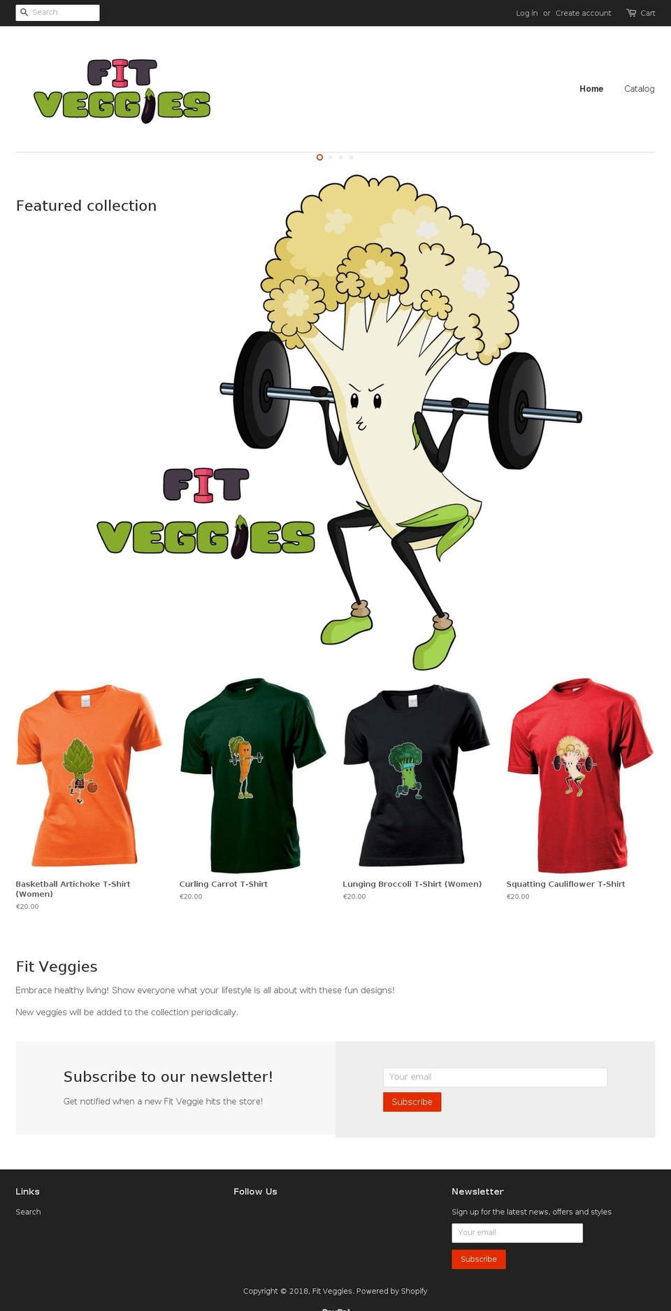 fitveggies.com — Shopify storefront screenshot