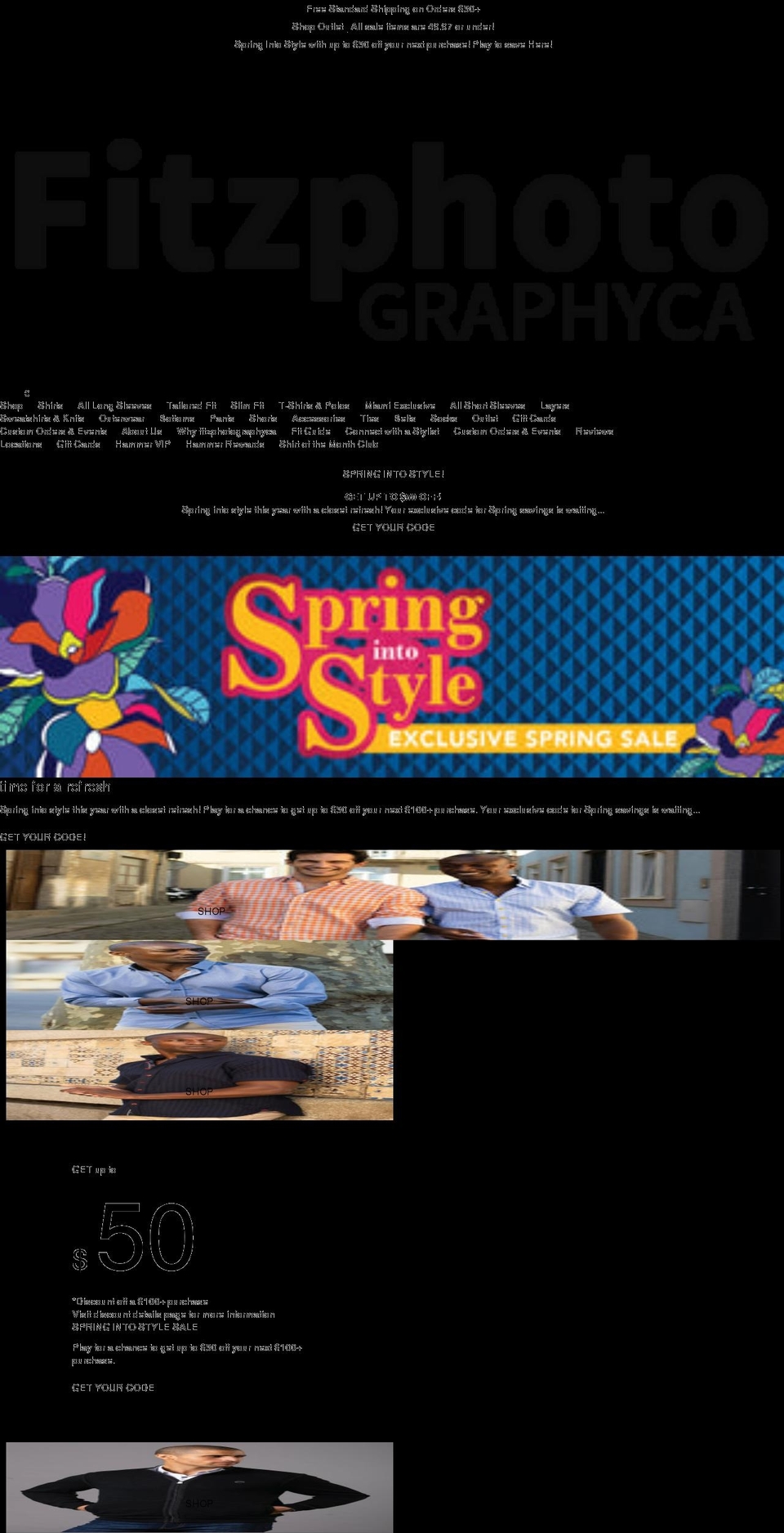 fitzphotographyca.com shopify website screenshot
