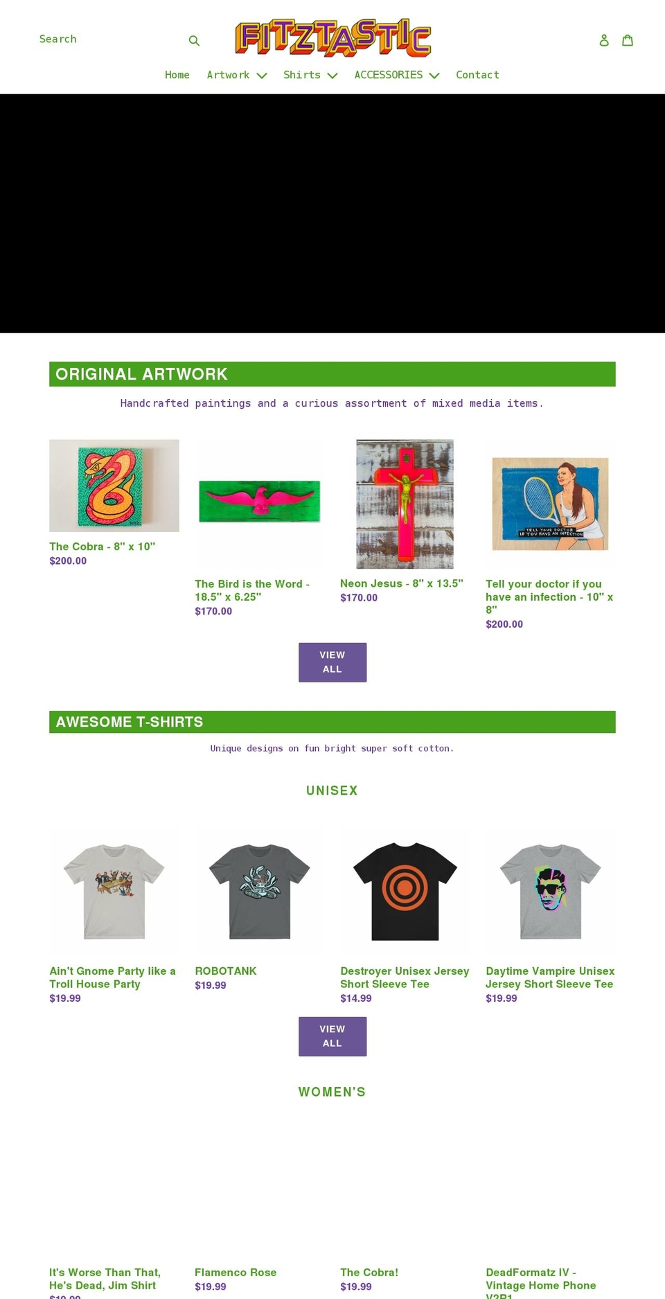 fitztastic.com shopify website screenshot