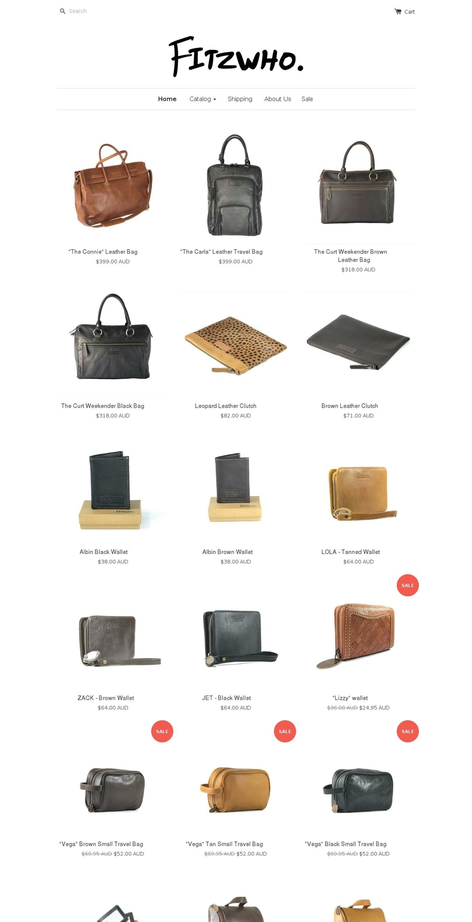 fitzwho.net shopify website screenshot