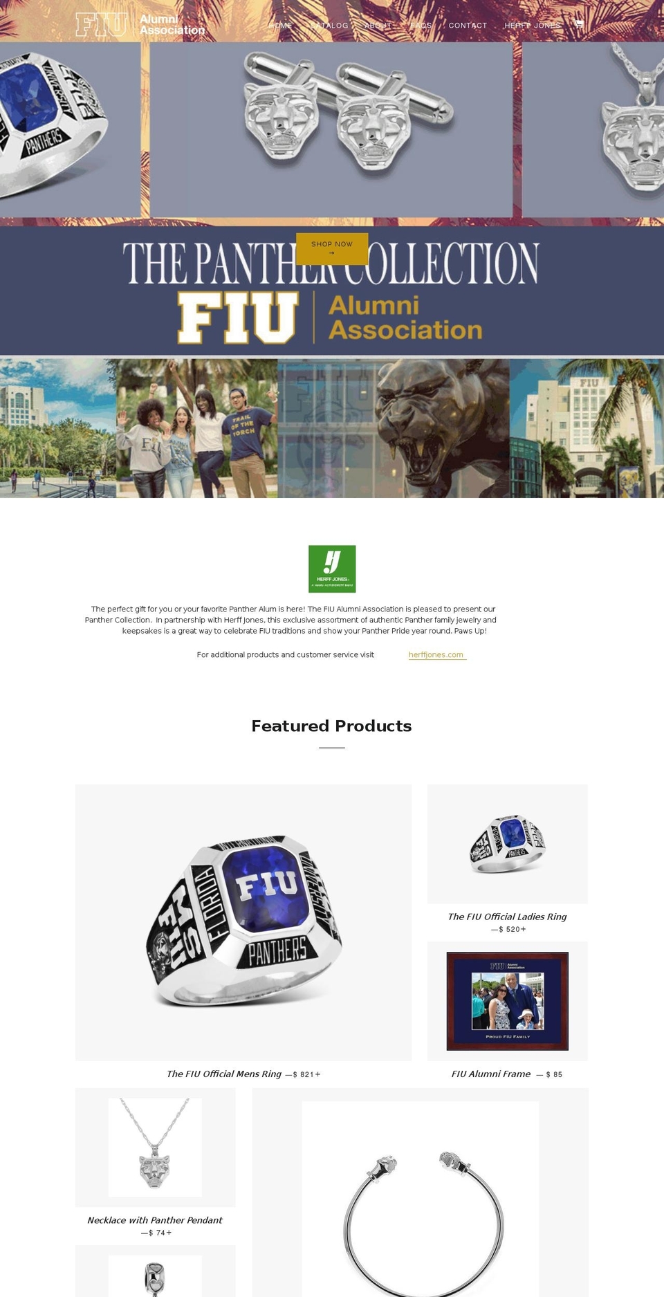 fiualumnishop.com shopify website screenshot