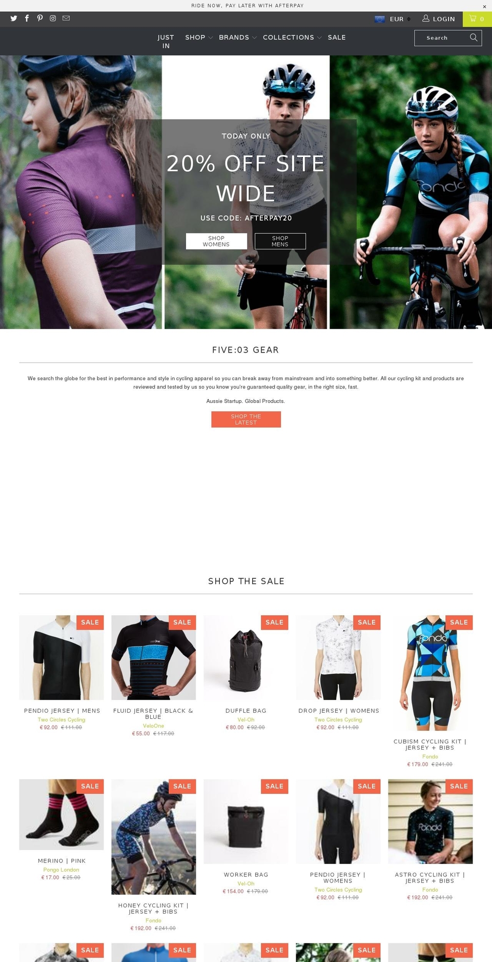 Turbo 2.0.1 w\/ PB 6\/6\/17 Shopify theme site example five03gear.com