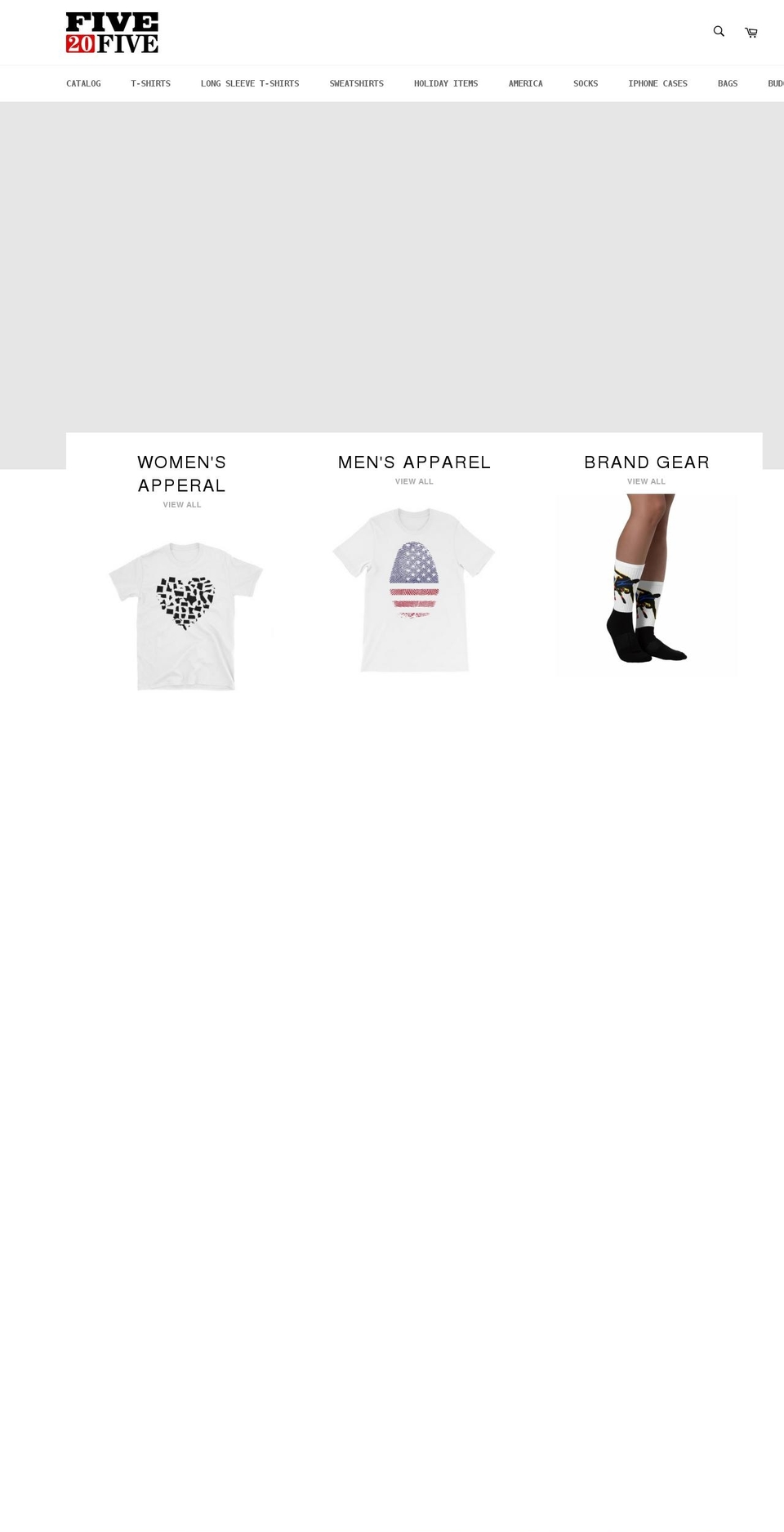 five20five.com — Shopify storefront screenshot
