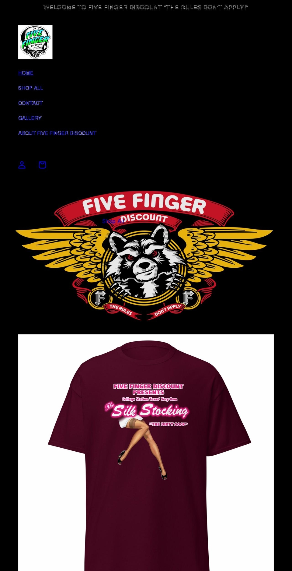 fivefinger.discount shopify website screenshot