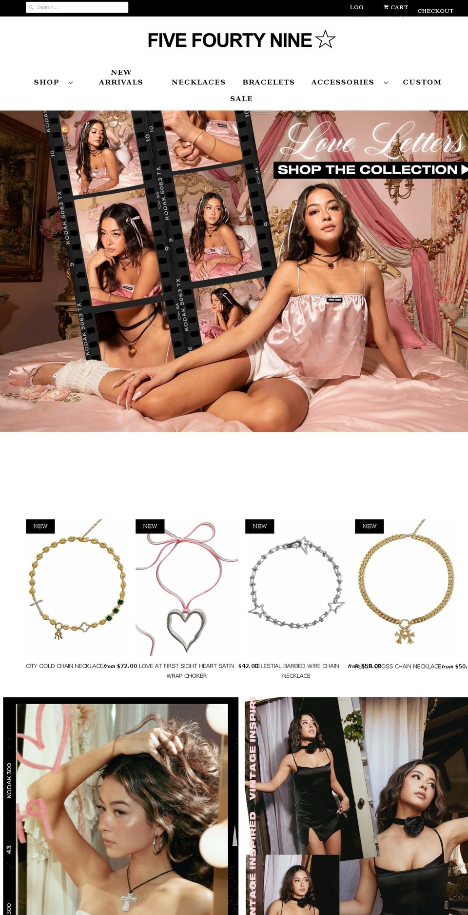 fivefourtynine.com shopify website screenshot