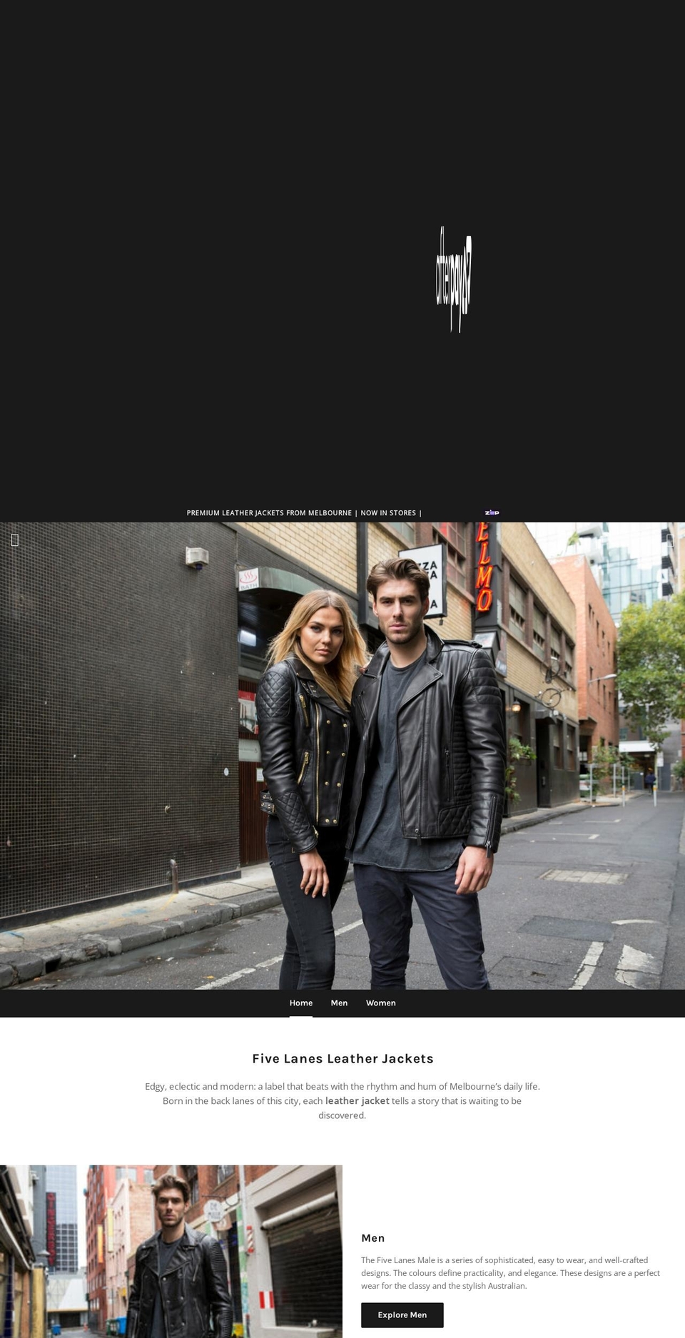 fivelanes.com.au shopify website screenshot