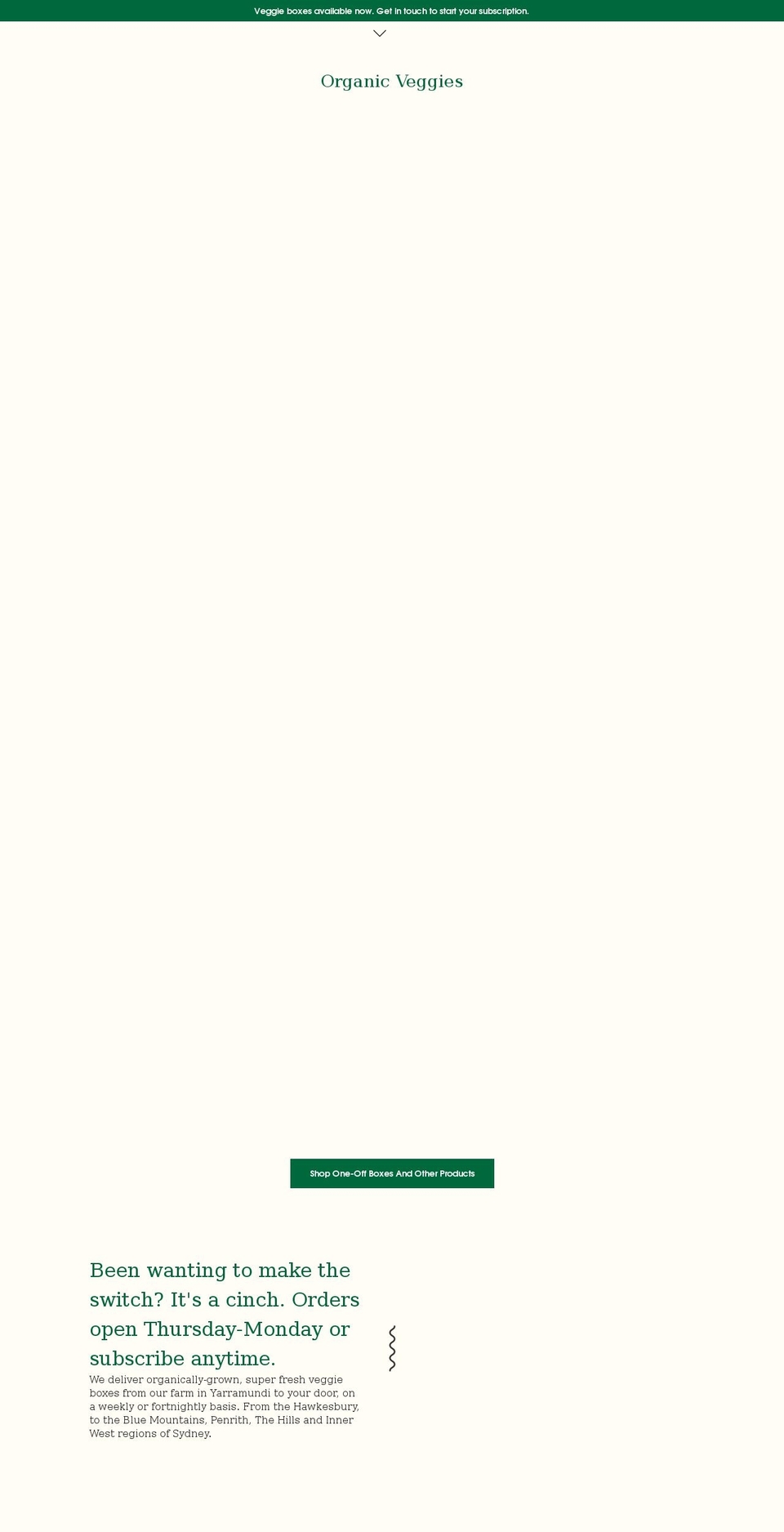fiveservesproduce.com.au shopify website screenshot