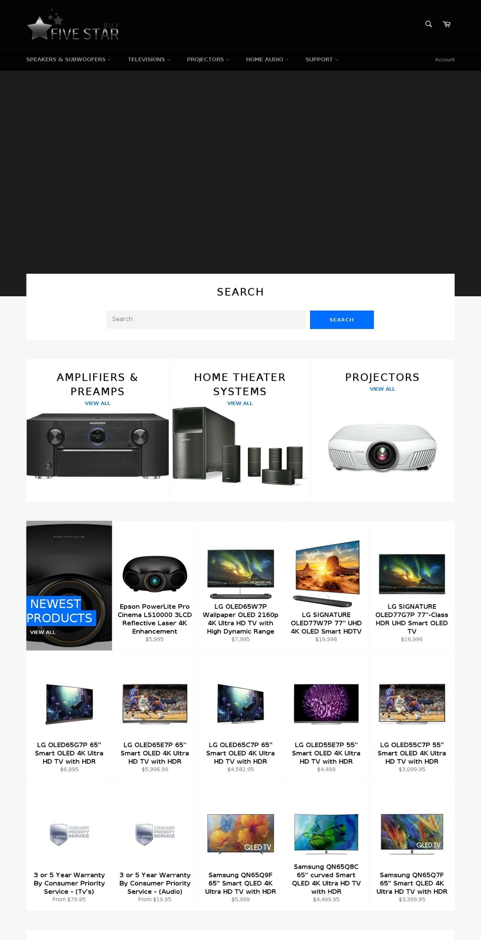 fivestarbuy.com shopify website screenshot