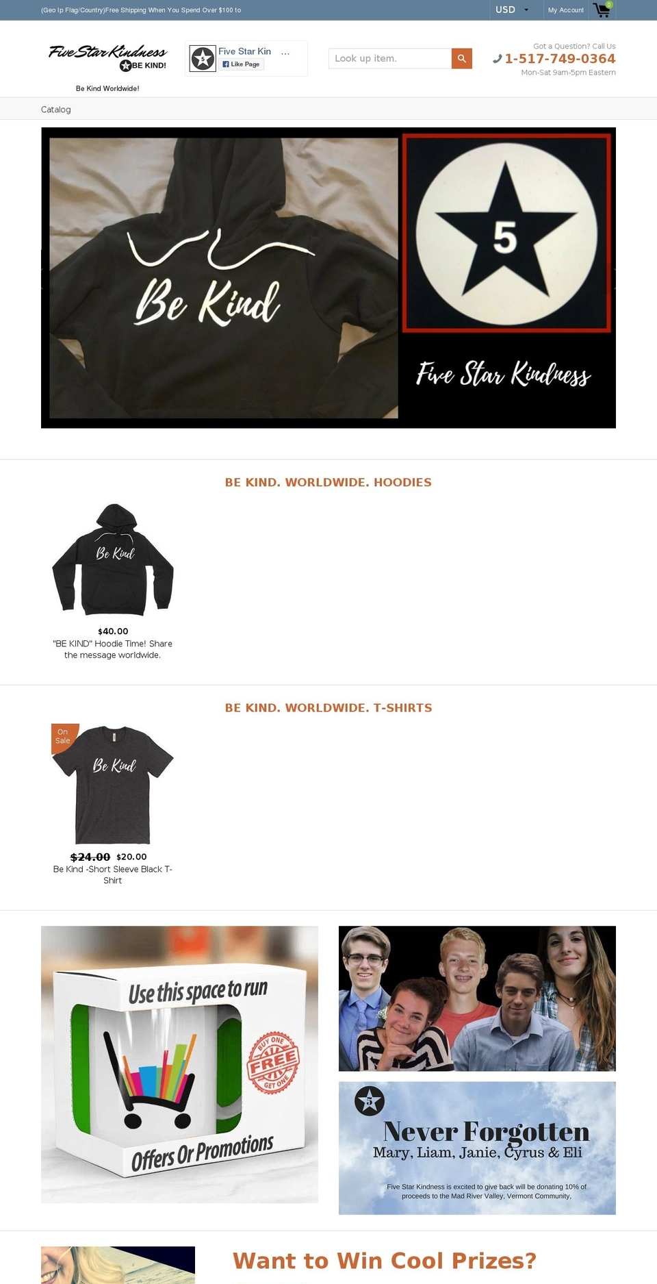 fivestarunion.com — Shopify storefront screenshot