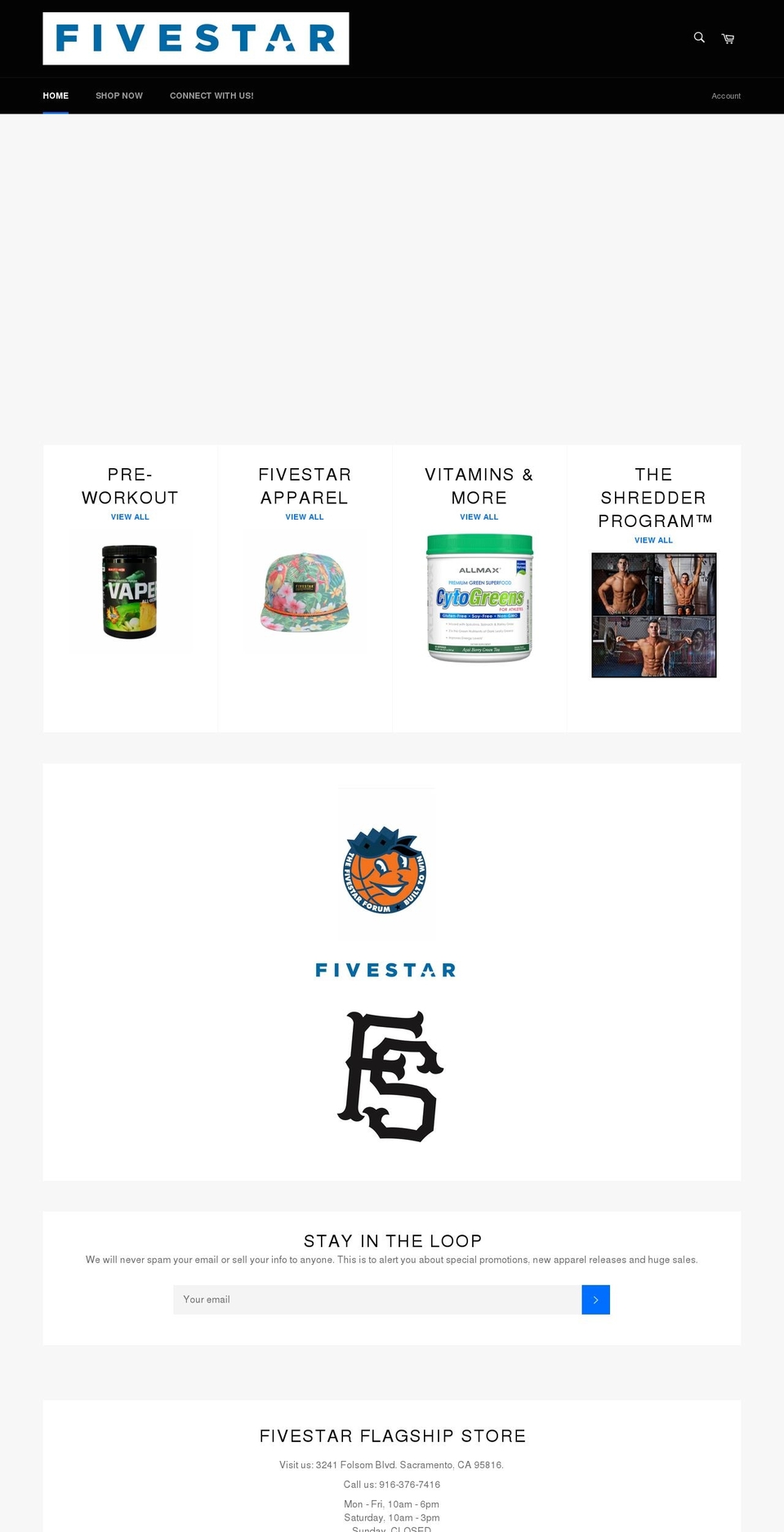 fivestarwins.com shopify website screenshot