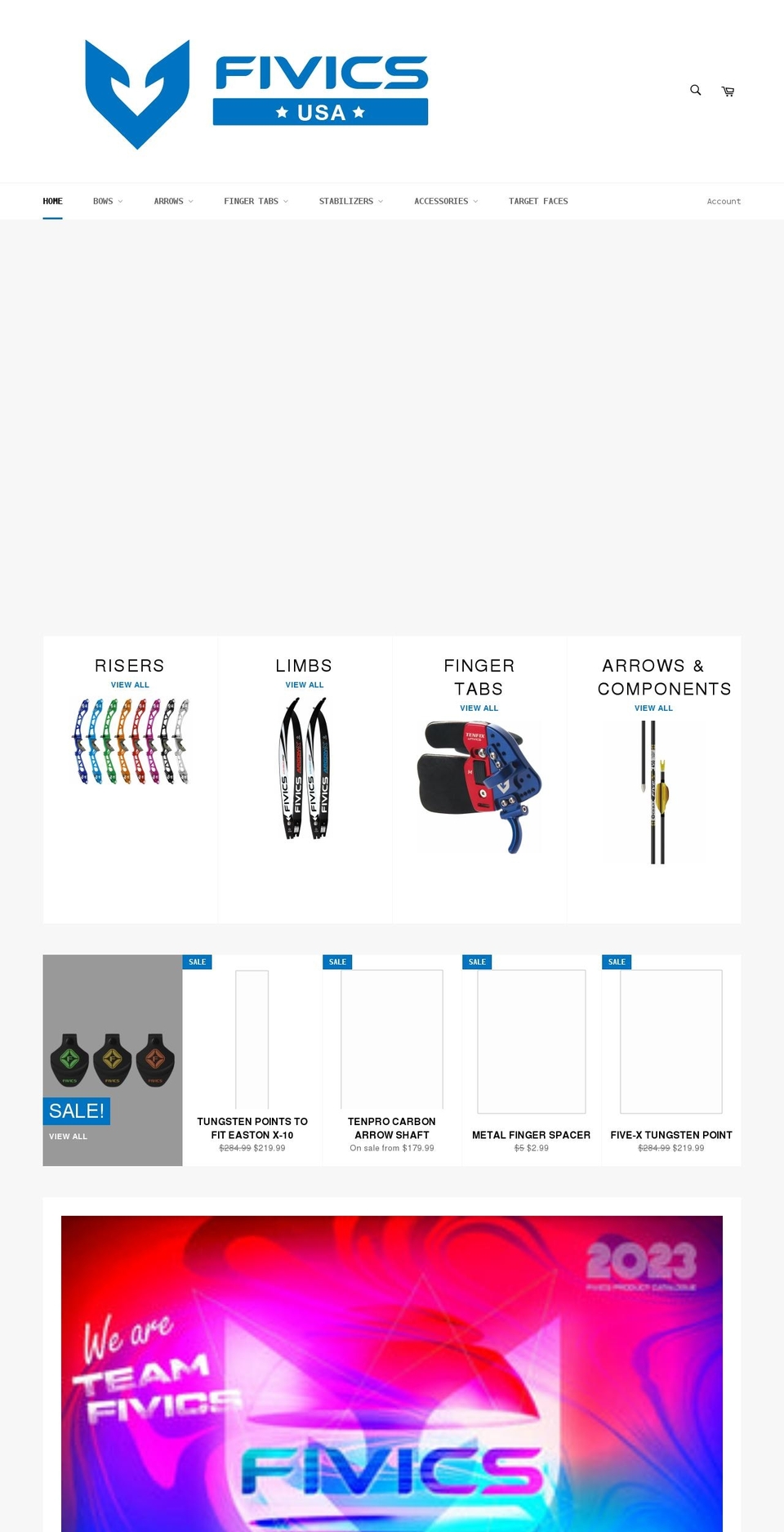 fivics-usa.com shopify website screenshot
