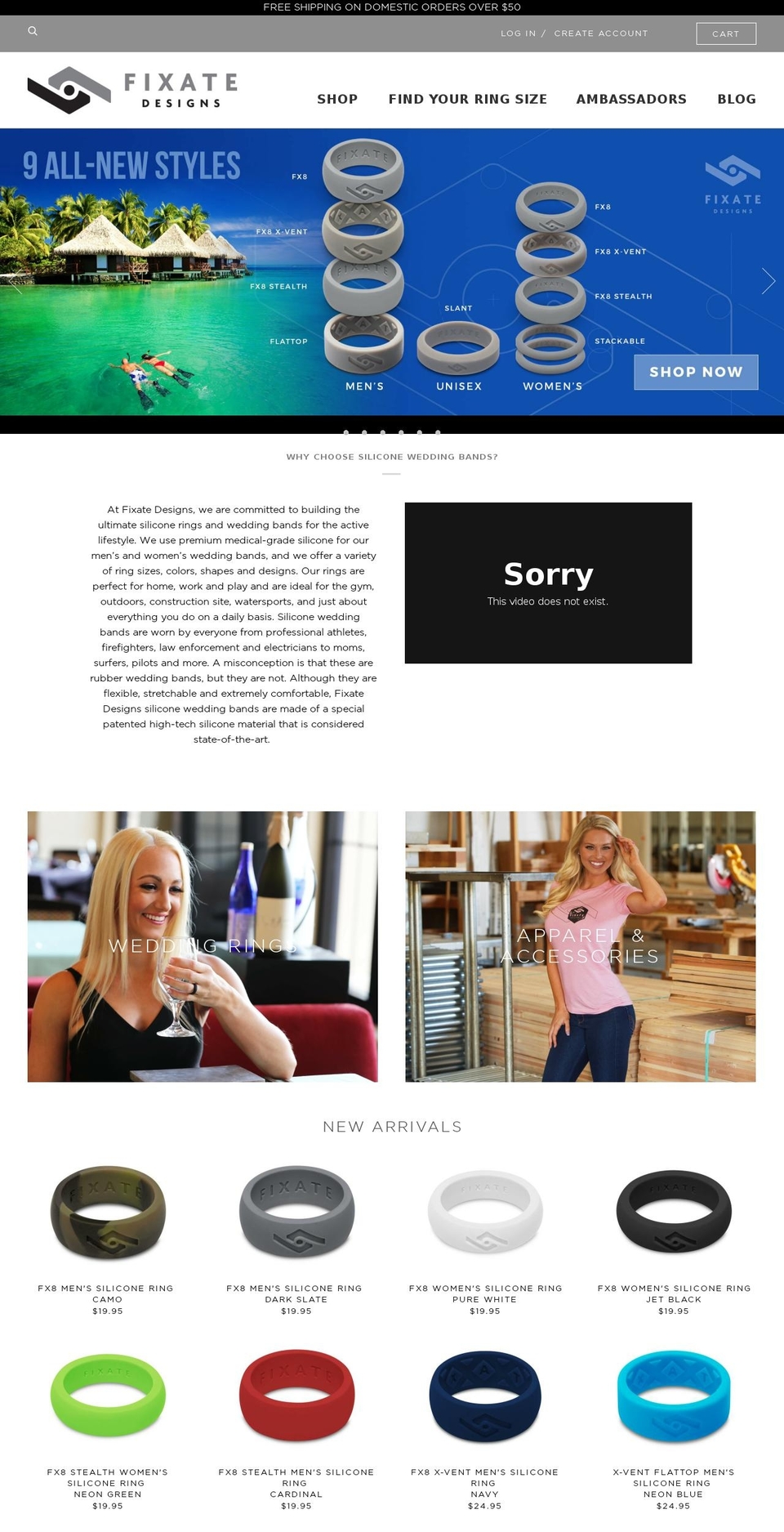 fixatedesign.com shopify website screenshot