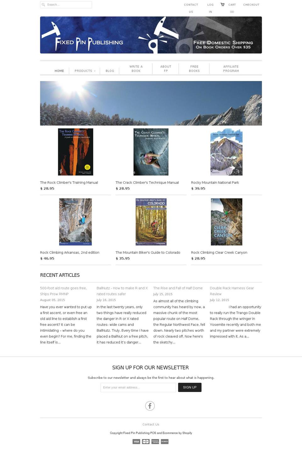 fixedpin.com shopify website screenshot