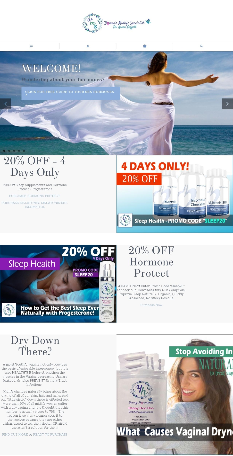 fixhormonesrx.com — Shopify storefront screenshot