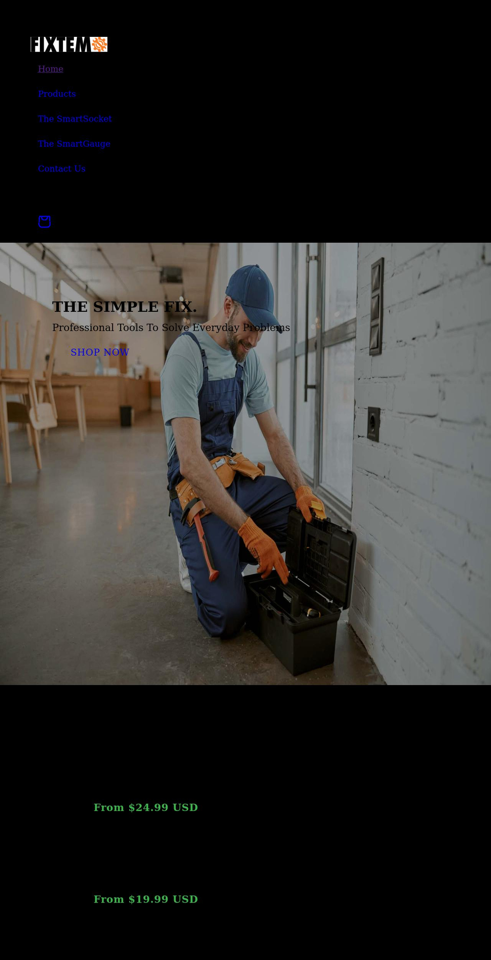 fixtem.com shopify website screenshot