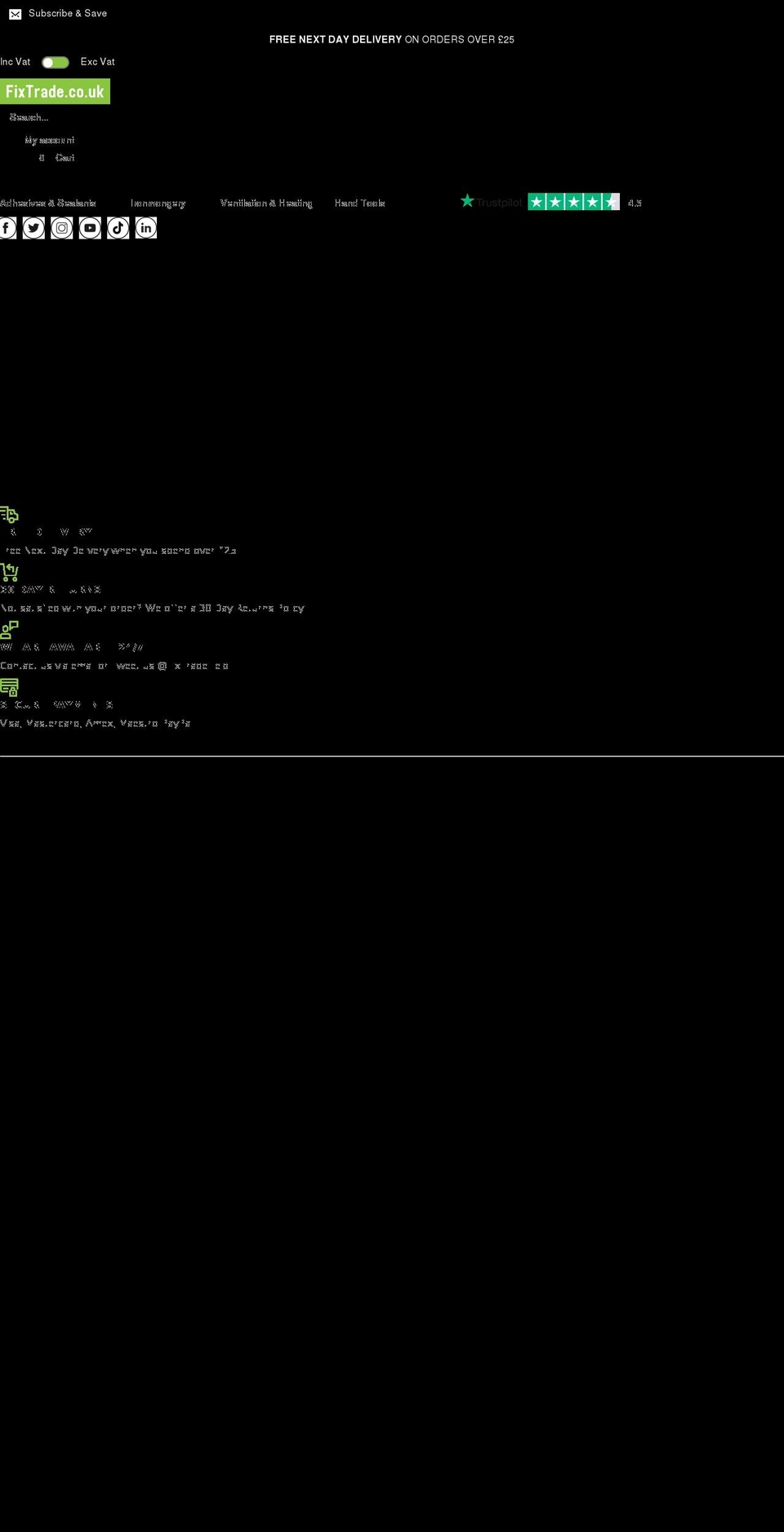 fixtrade.co.uk shopify website screenshot