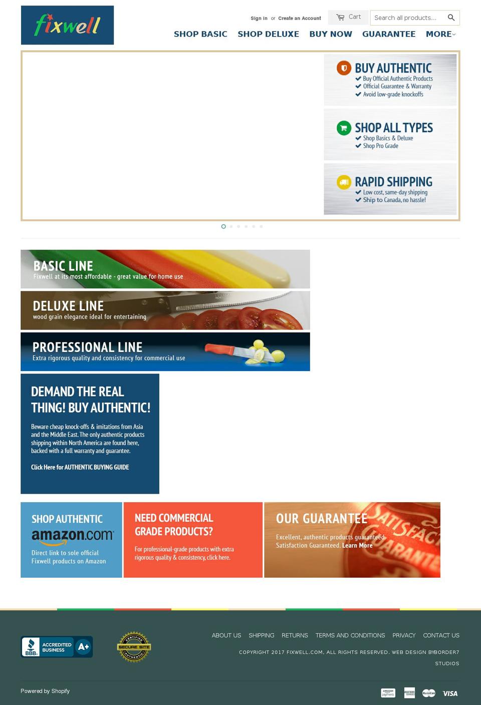 fixwell.com shopify website screenshot